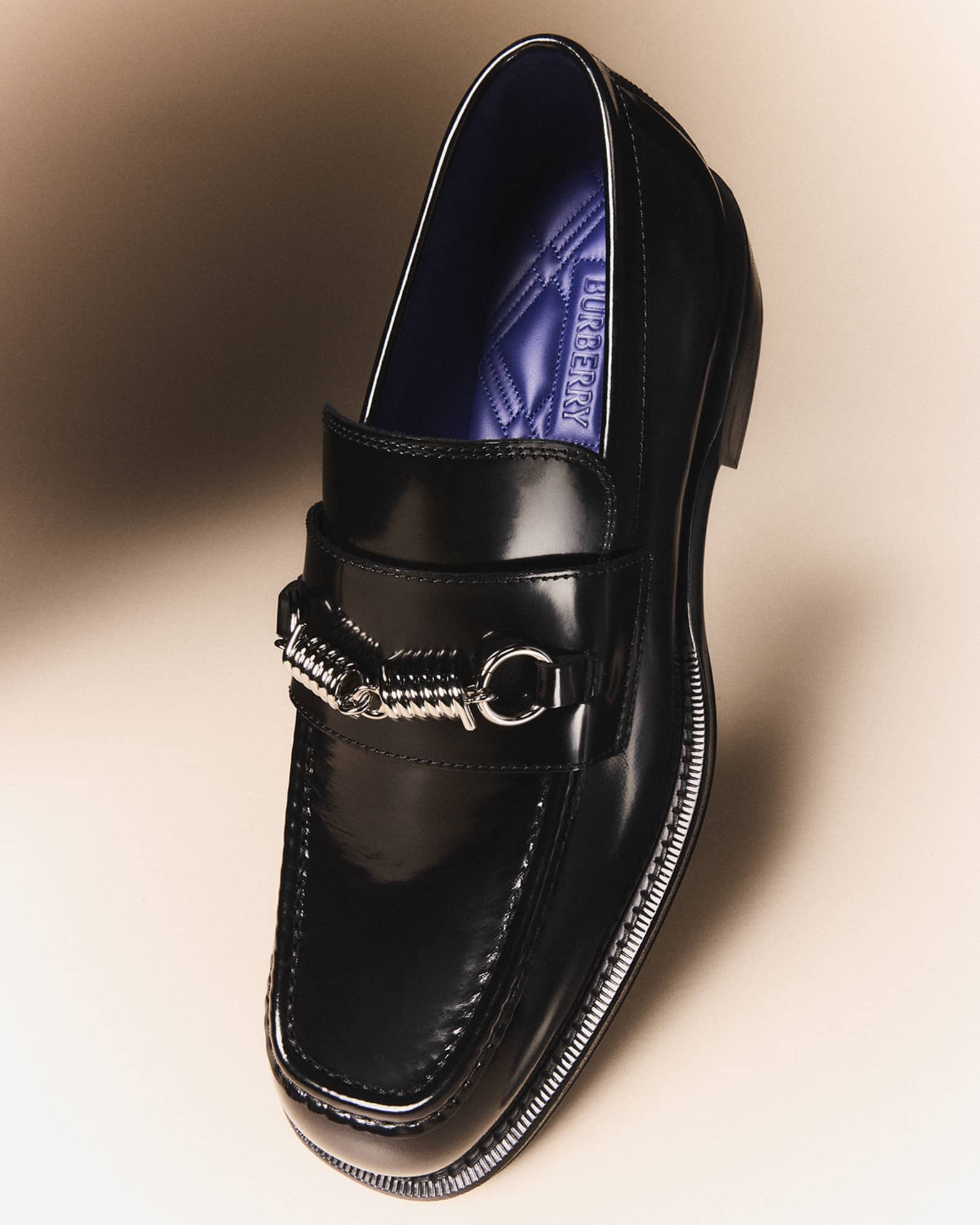 Burberry penny loafers womens deals