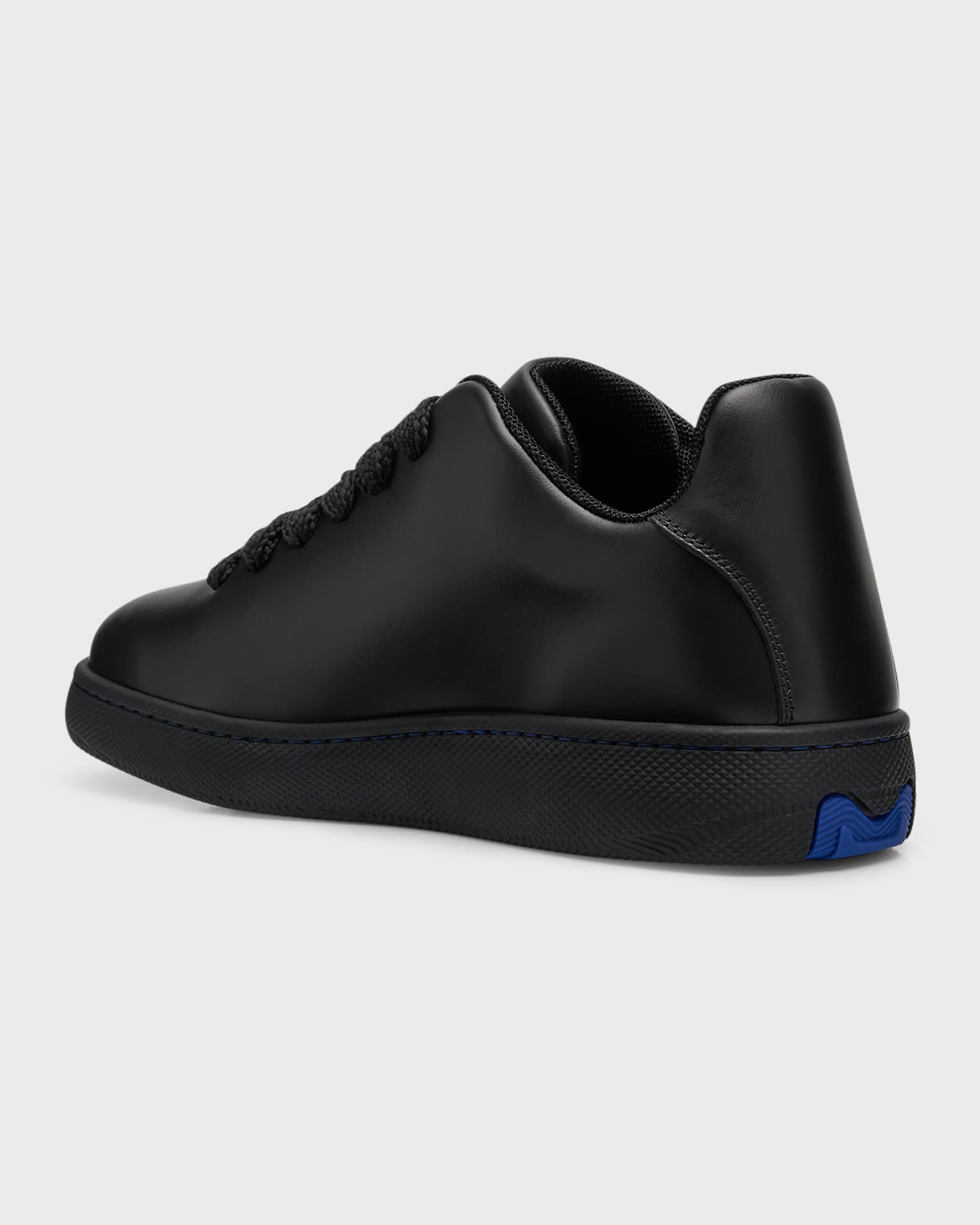 Men's Leather Box Low-Top Sneakers