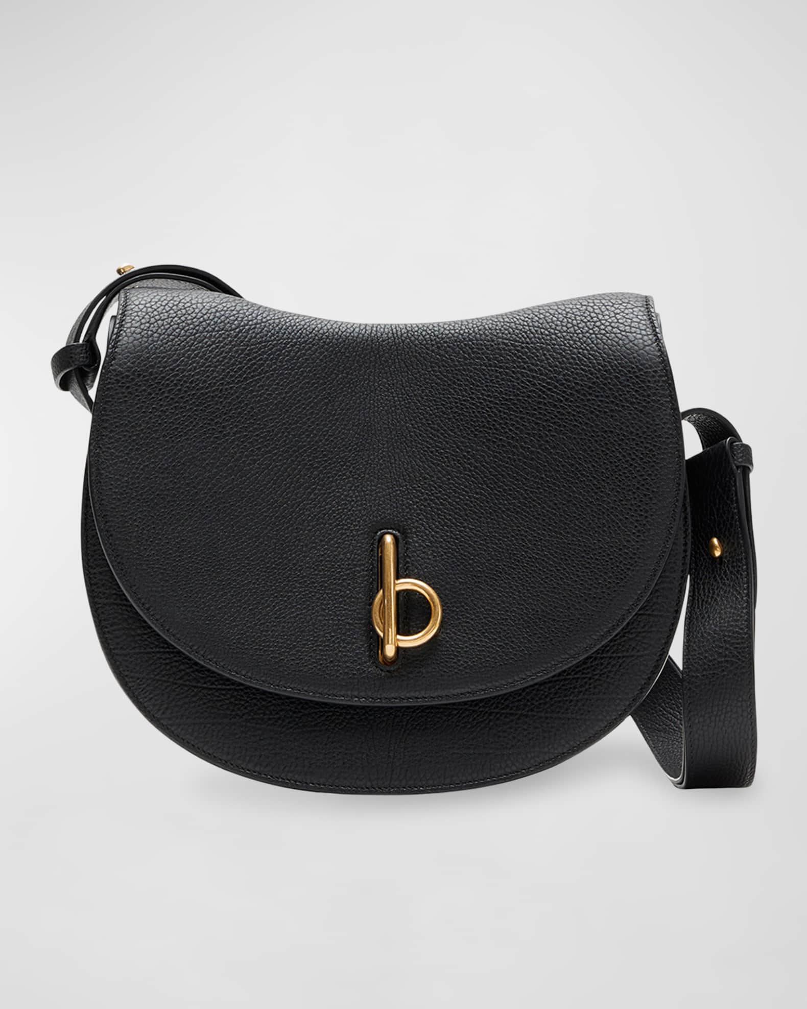Burberry Rocking Horse Leather Saddle Shoulder Bag | Neiman