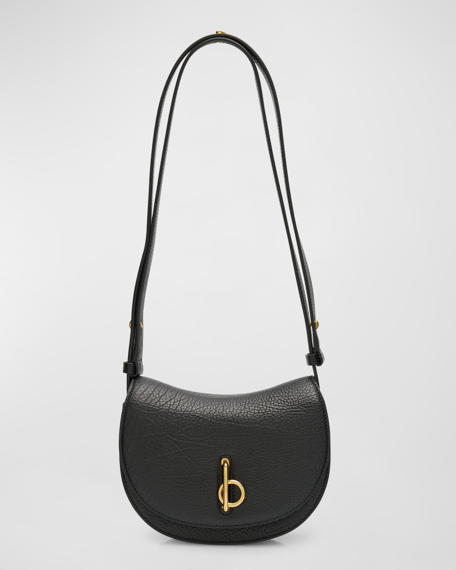 Burberry Rocking Horse Saddle Leather Shoulder Bag Neiman Marcus
