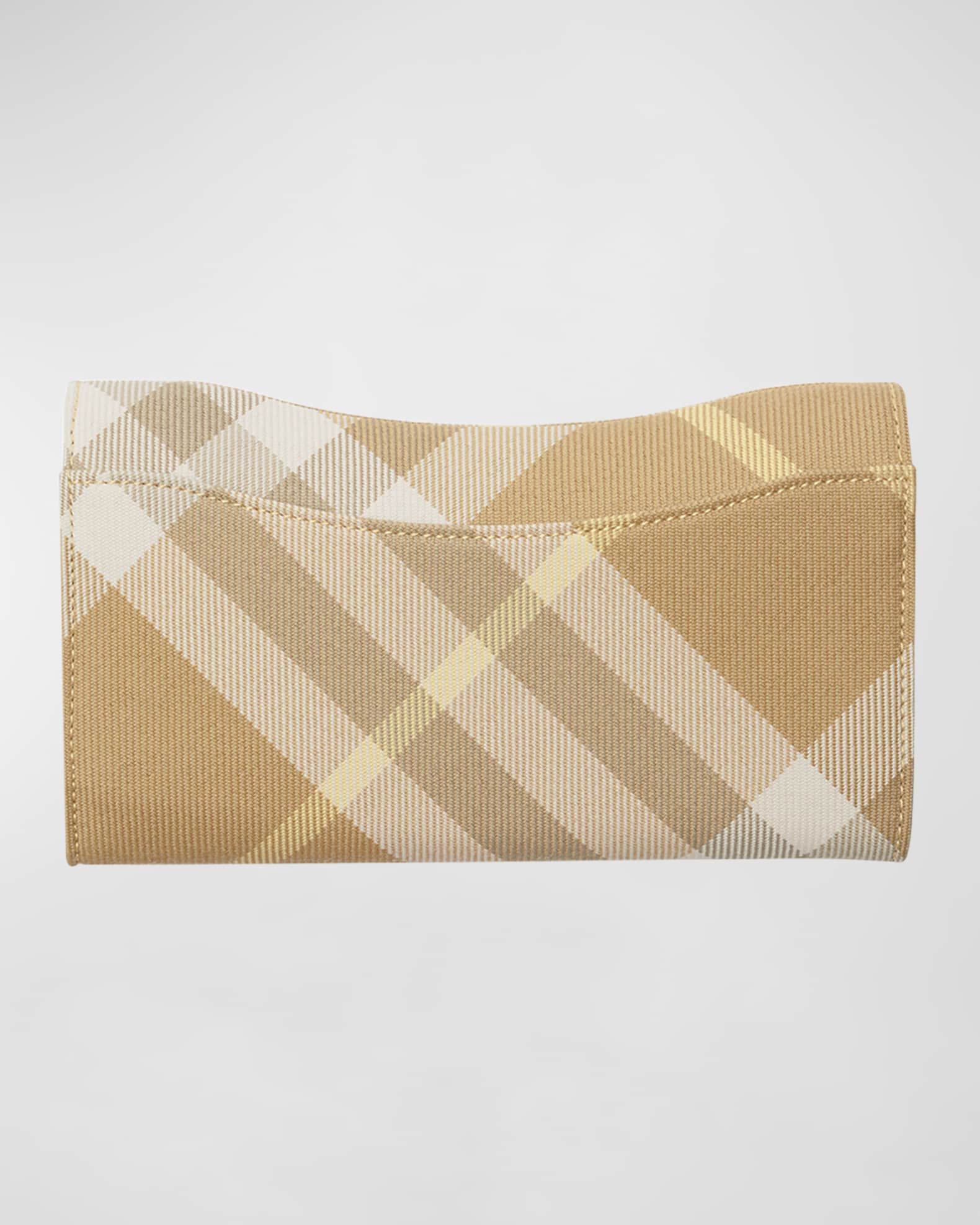 Burberry Rocking Check Long Wallet Neiman Marcus