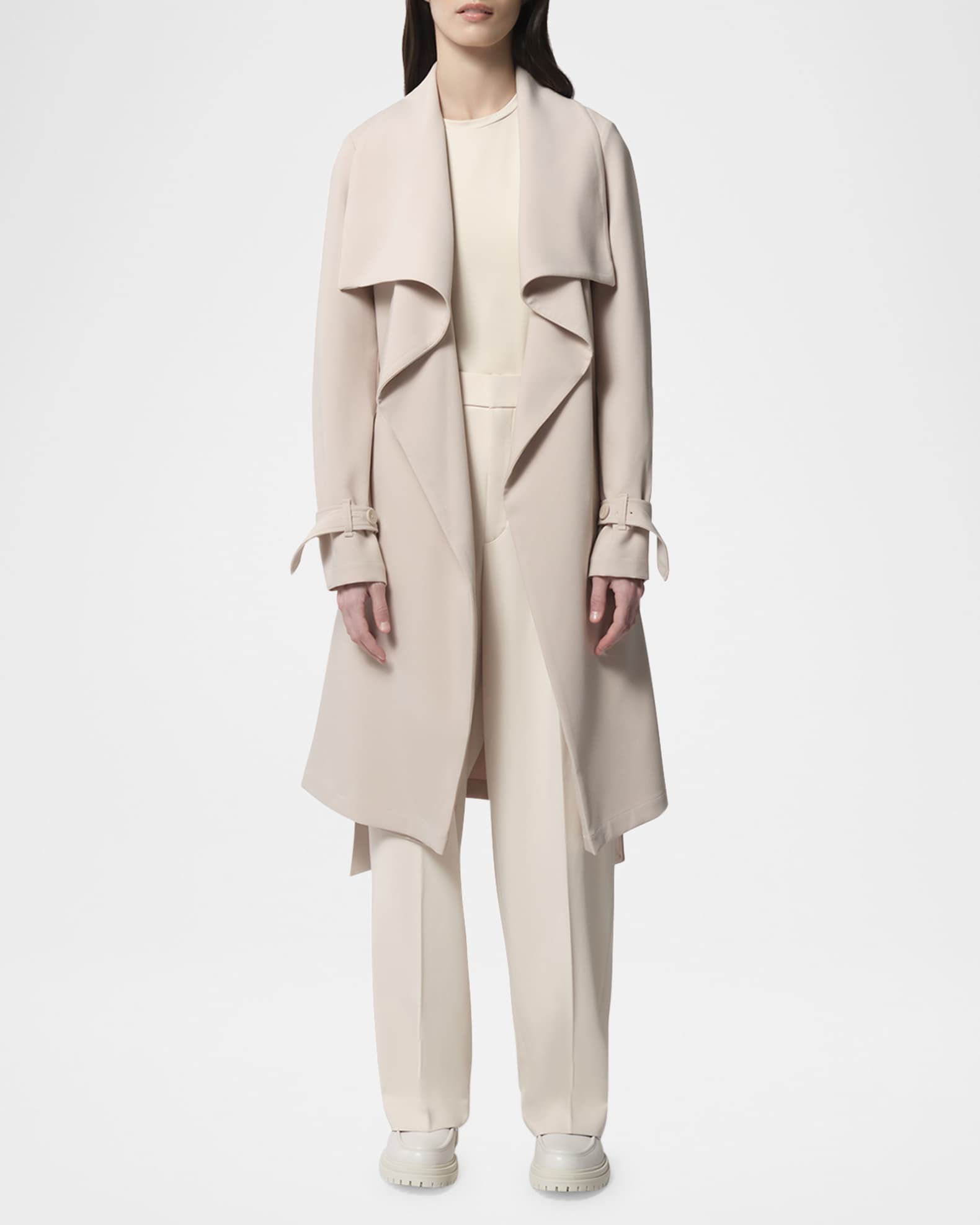Essential Drapey Trench Coat 