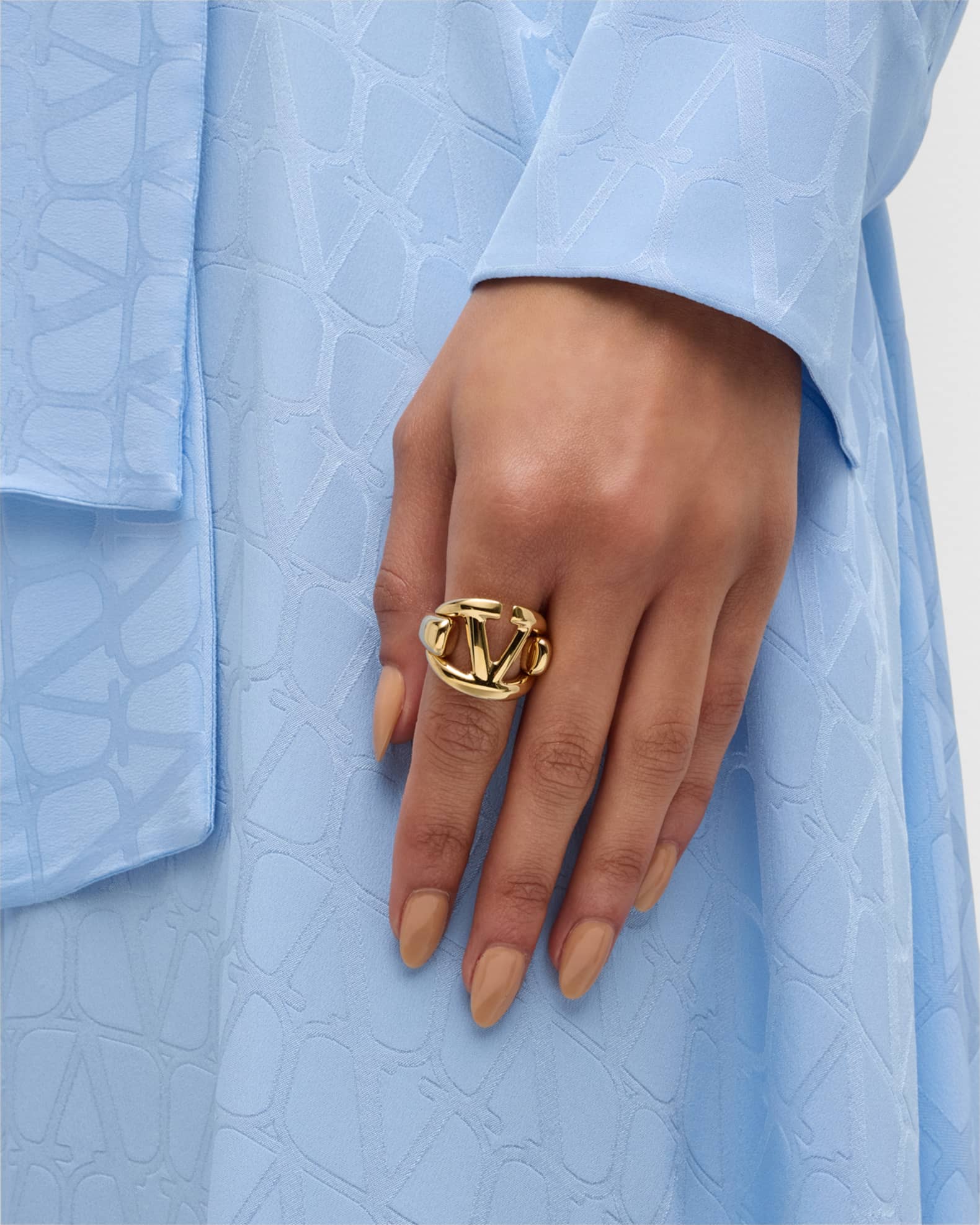 VLogo Metal Signature Ring