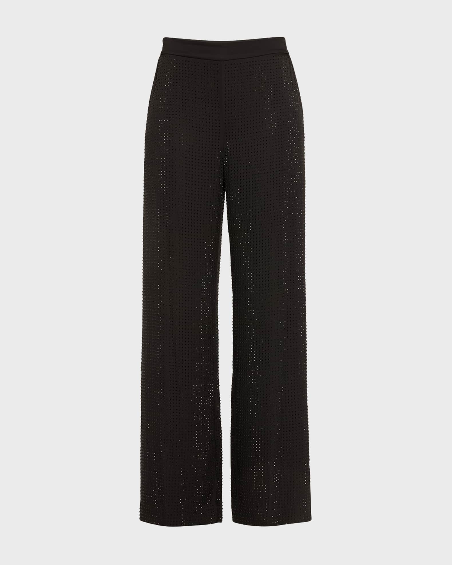 Lane Straight-Leg Rhinestone Pants 1