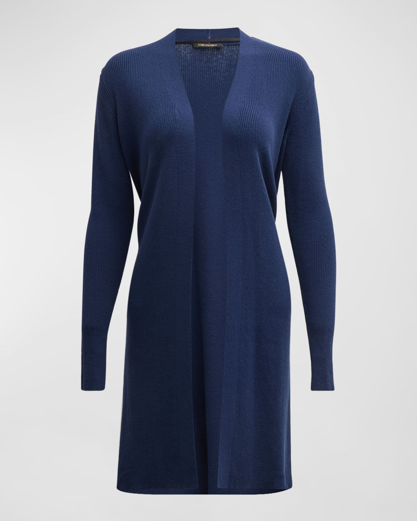 Kobi Halperin Marla Ribbed Open-Front Cotton Sweater