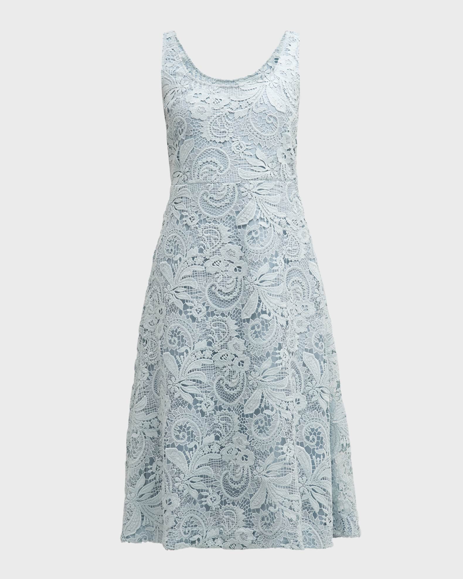 Kobi Halperin Jacqueline Sleeveless Floral Lace Midi Dress Neiman Marcus
