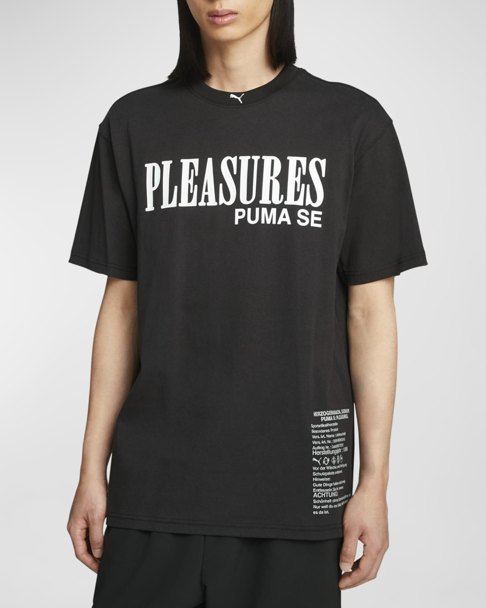 x Pleasures Men's Typo T-Shirt 0
