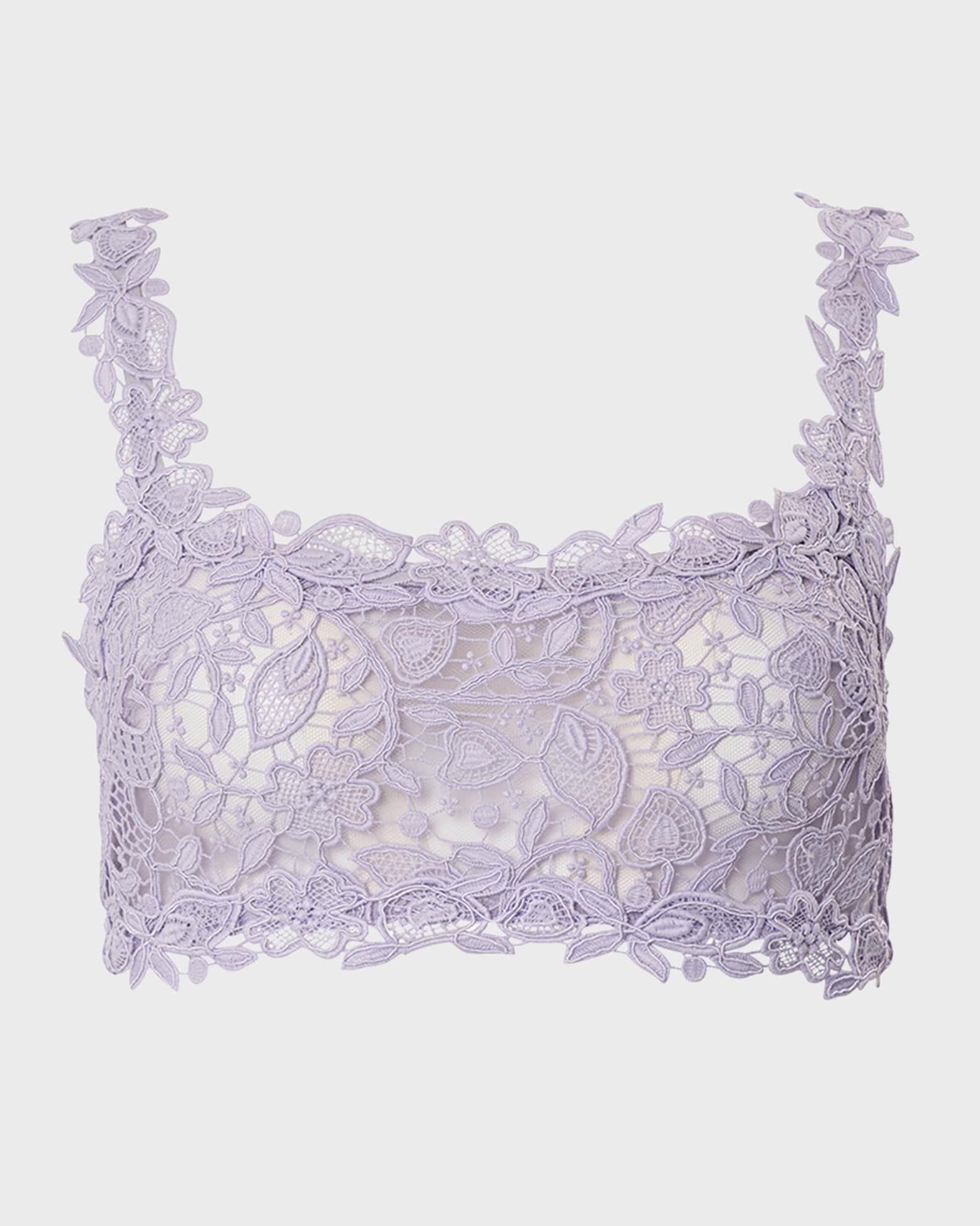 Rosalina Floral Lace Crop Top