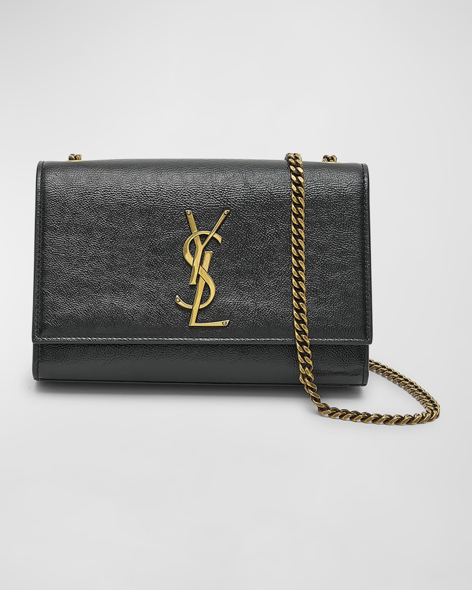 Saint Laurent Kate Small YSL Leather Crossbody Bag Neiman Marcus