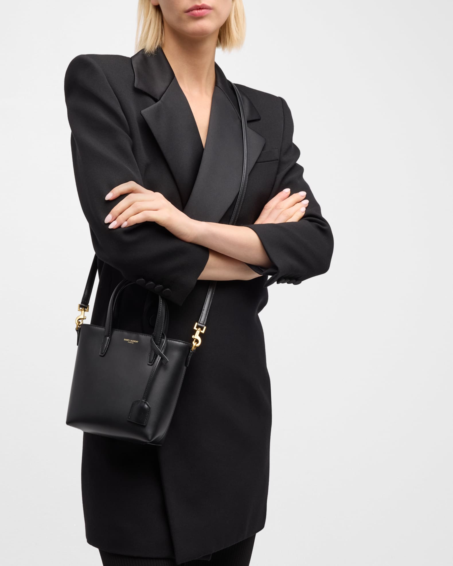 Saint Laurent Toy Leather Shopping Tote Bag | Neiman Marcus