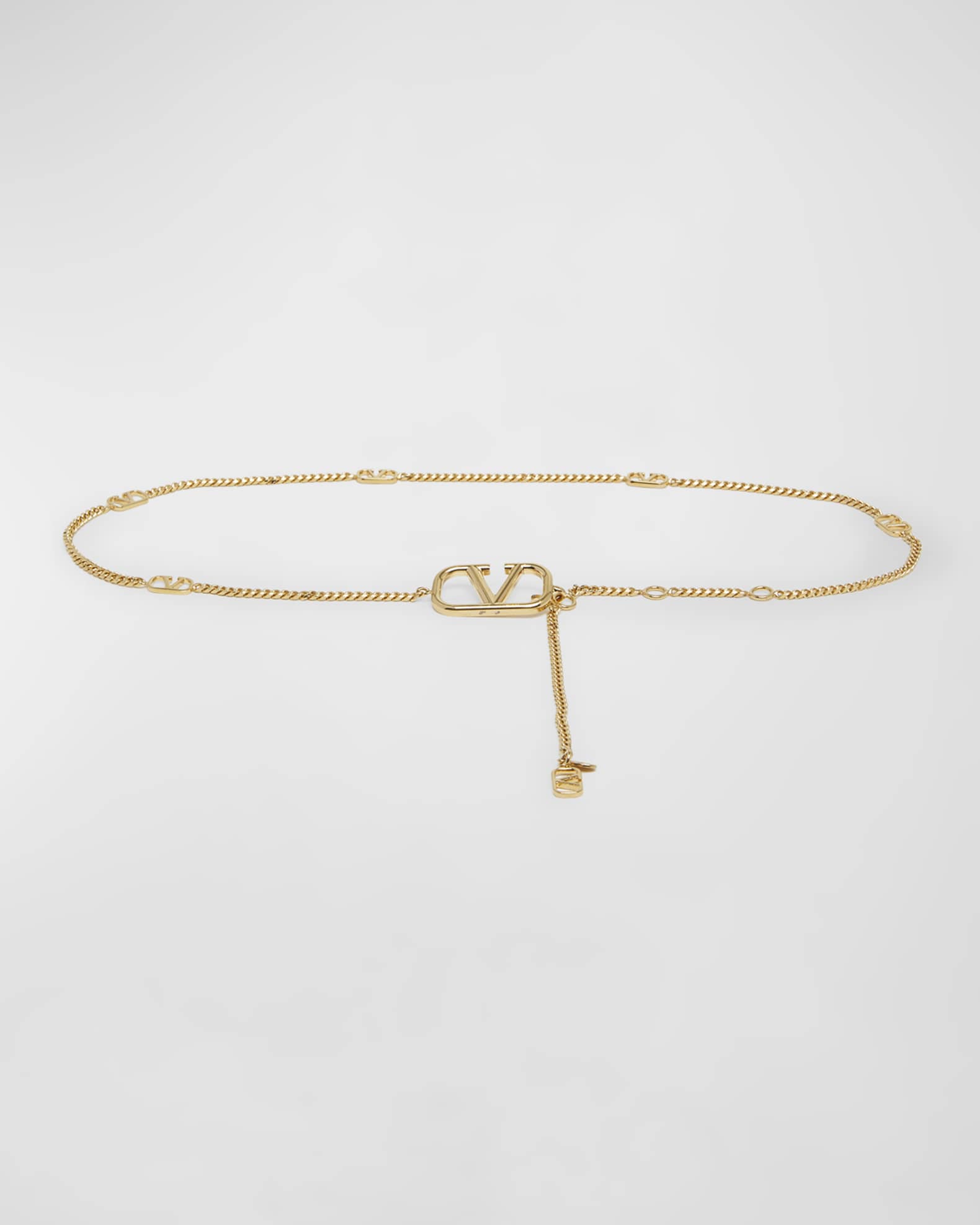 Valentino V-Logo Signature Chain Belt