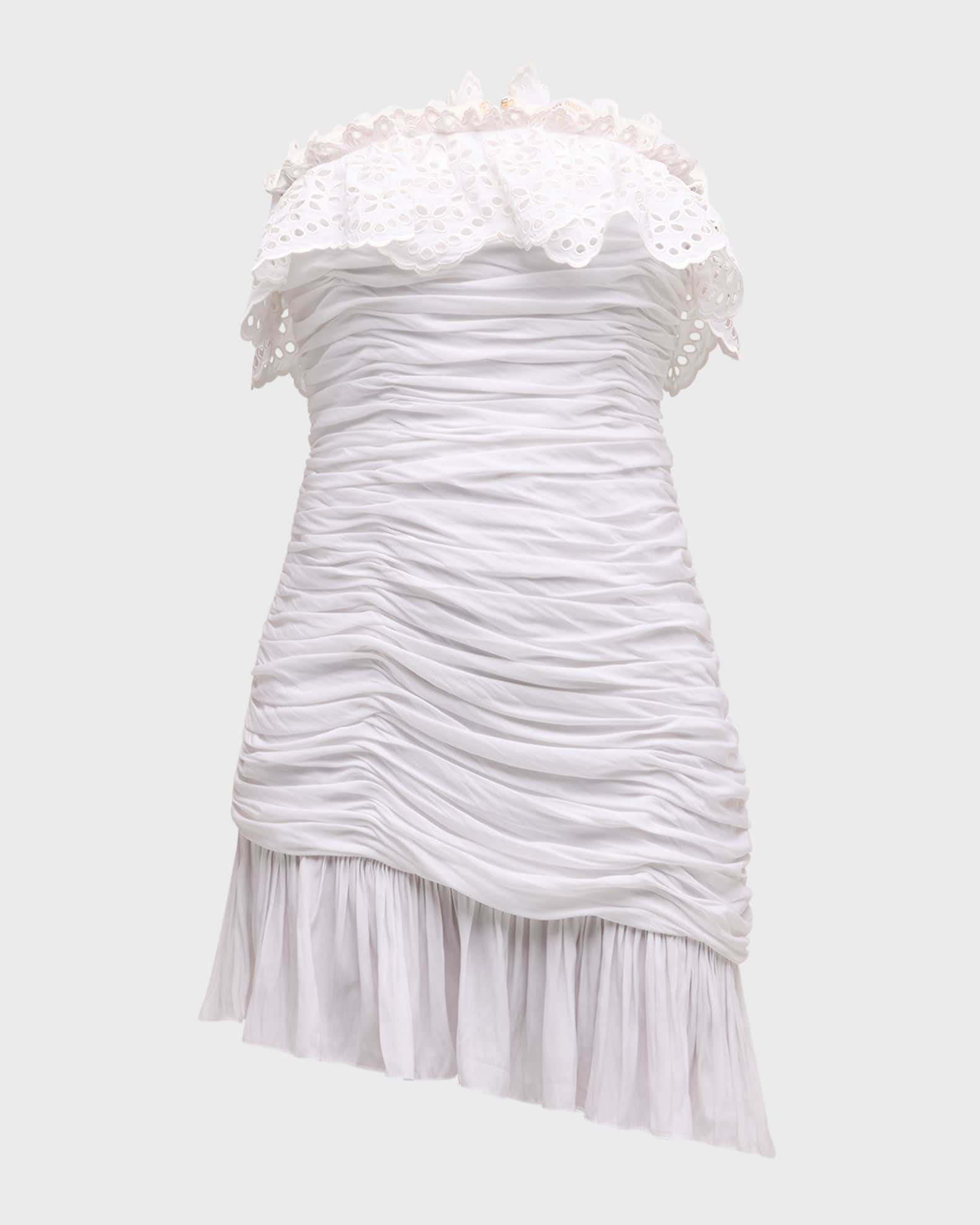 Ramy Brook Milena Strapless Ruched Mini Dress