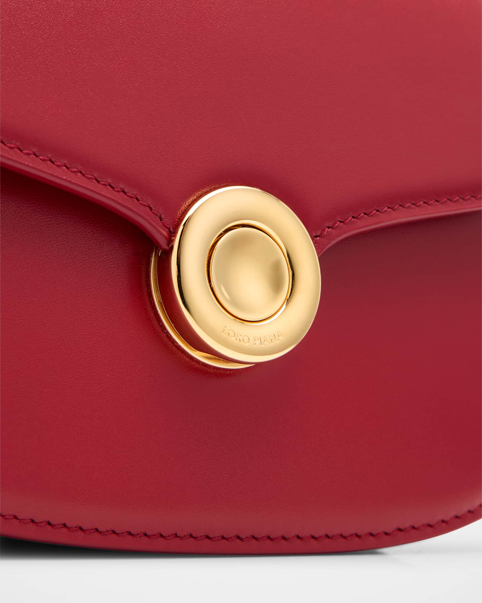 Loro Piana Ghiera Mini Leather Crossbody Bag | Neiman Marcus