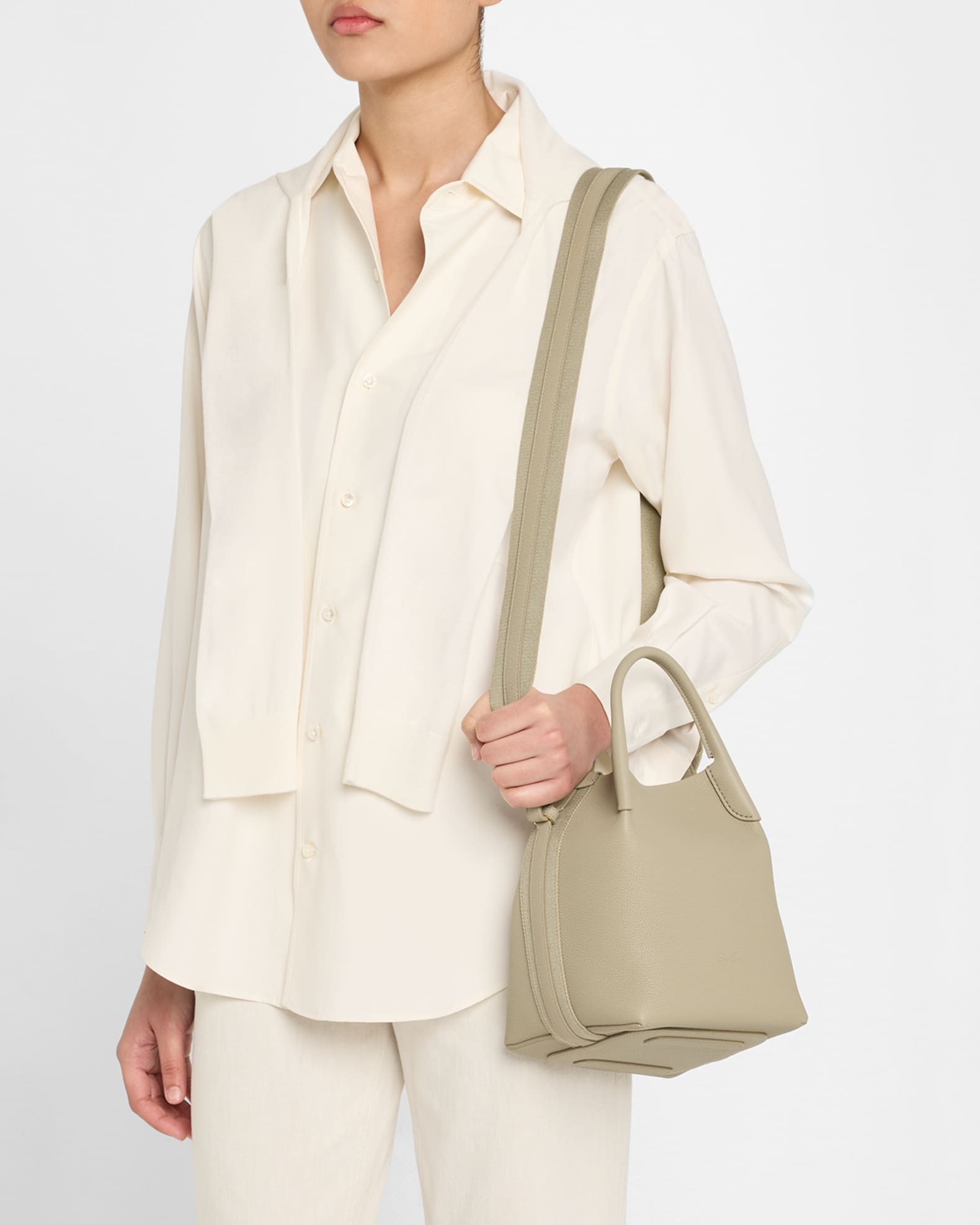 Bale Small Leather Top-Handle Bag 1
