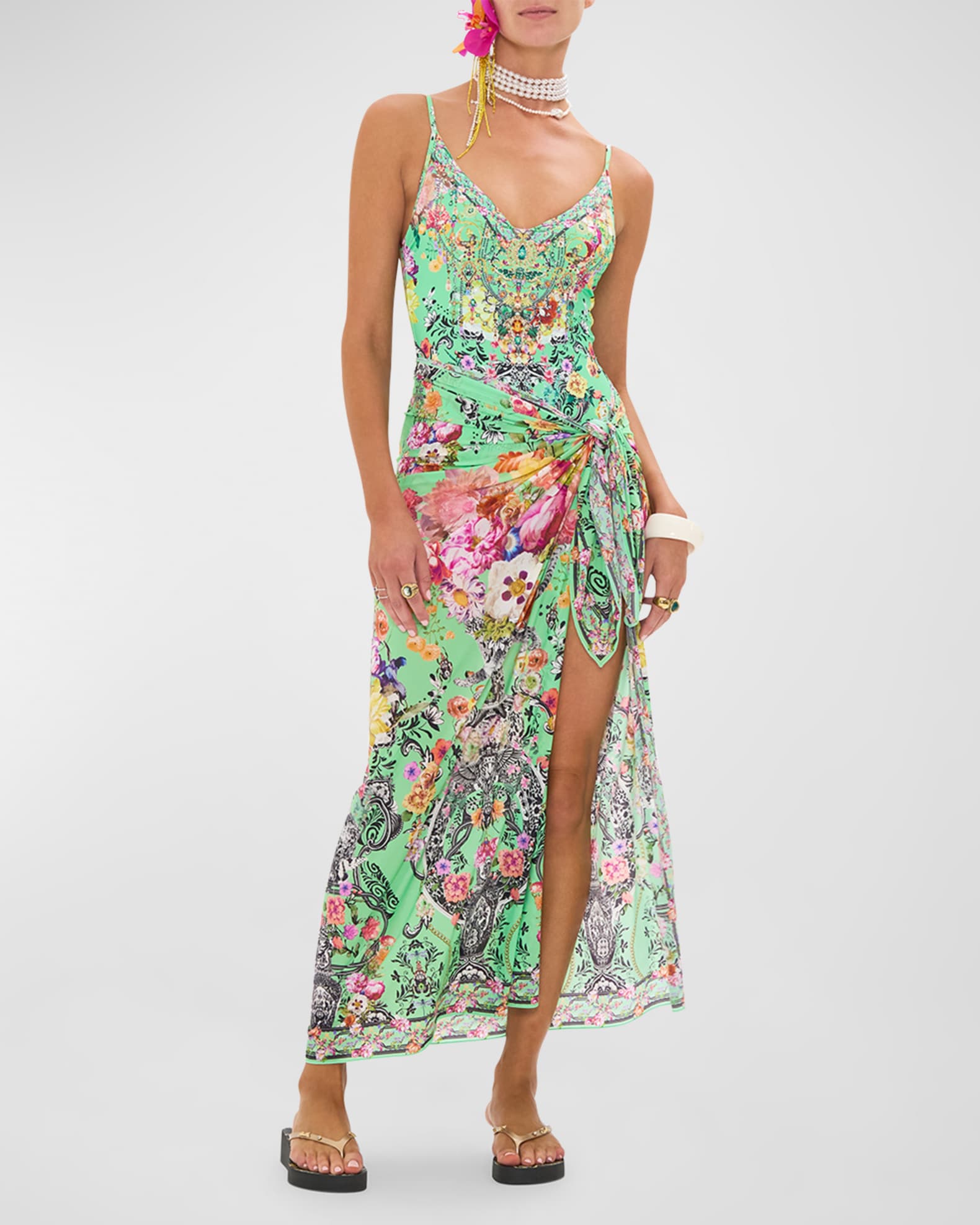 LONG SARONG PORCELAIN DREAM