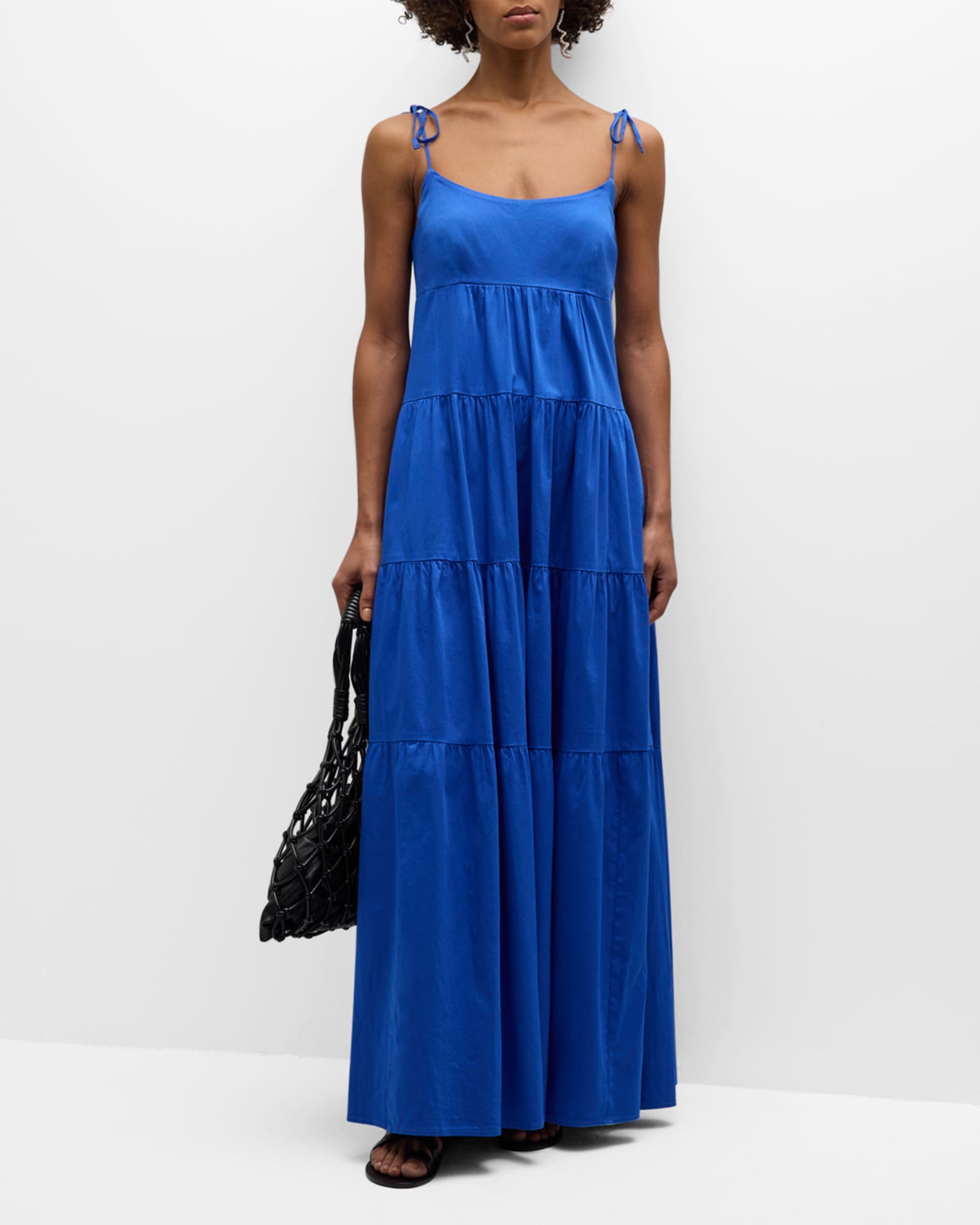 Honorine Haven Solid Tiered Maxi Dress | Neiman Marcus