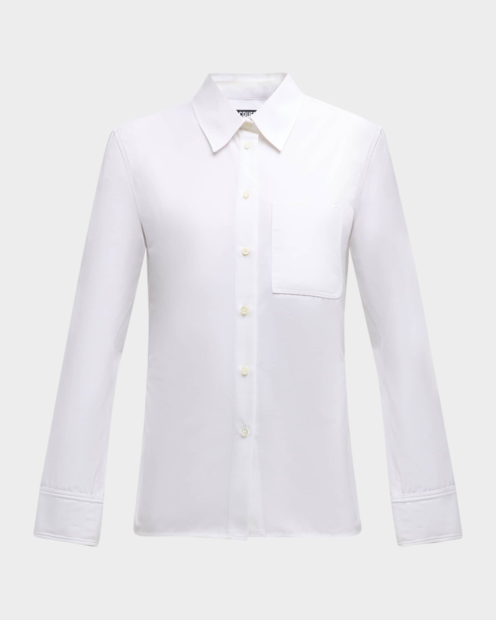Jacquemus Costume Open-Back Collared Shirt