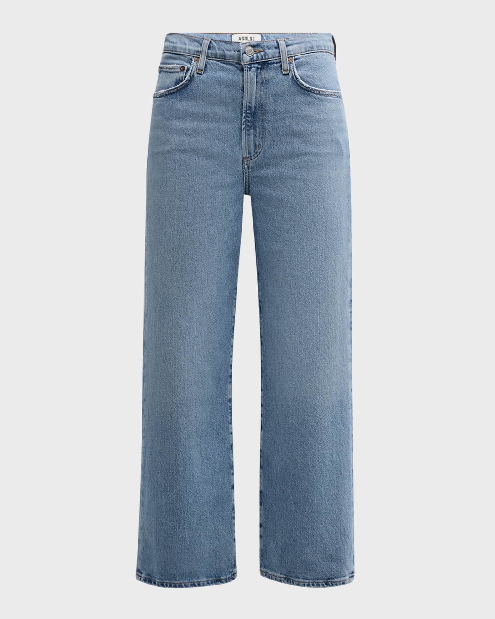 AGOLDE Harper Wide-Leg Crop Jeans