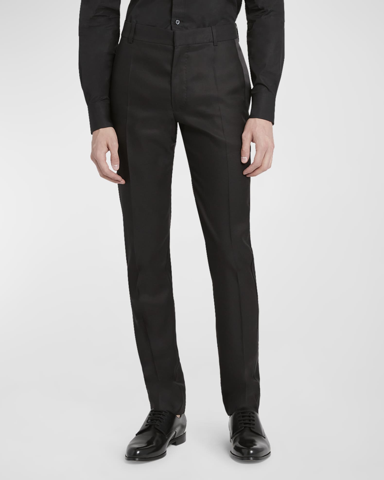 Men s Cigarette Tuxedo Trousers
