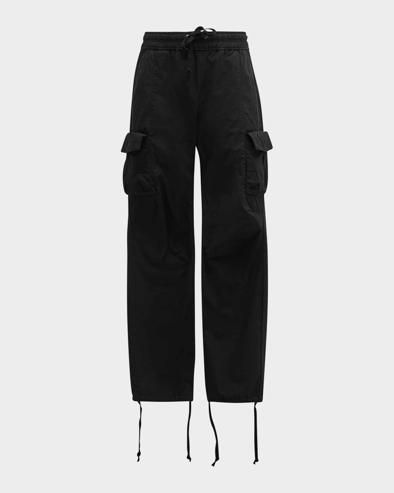 Sateen cargo pants top