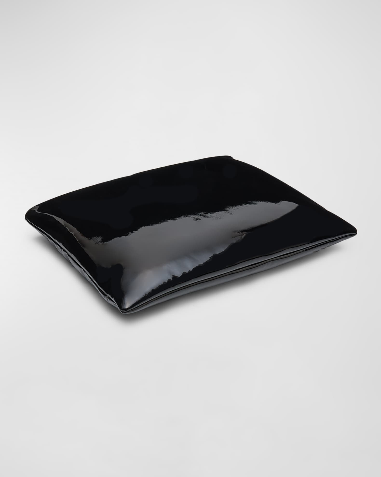 Men's Patent Leather Pillow Pouch 1
