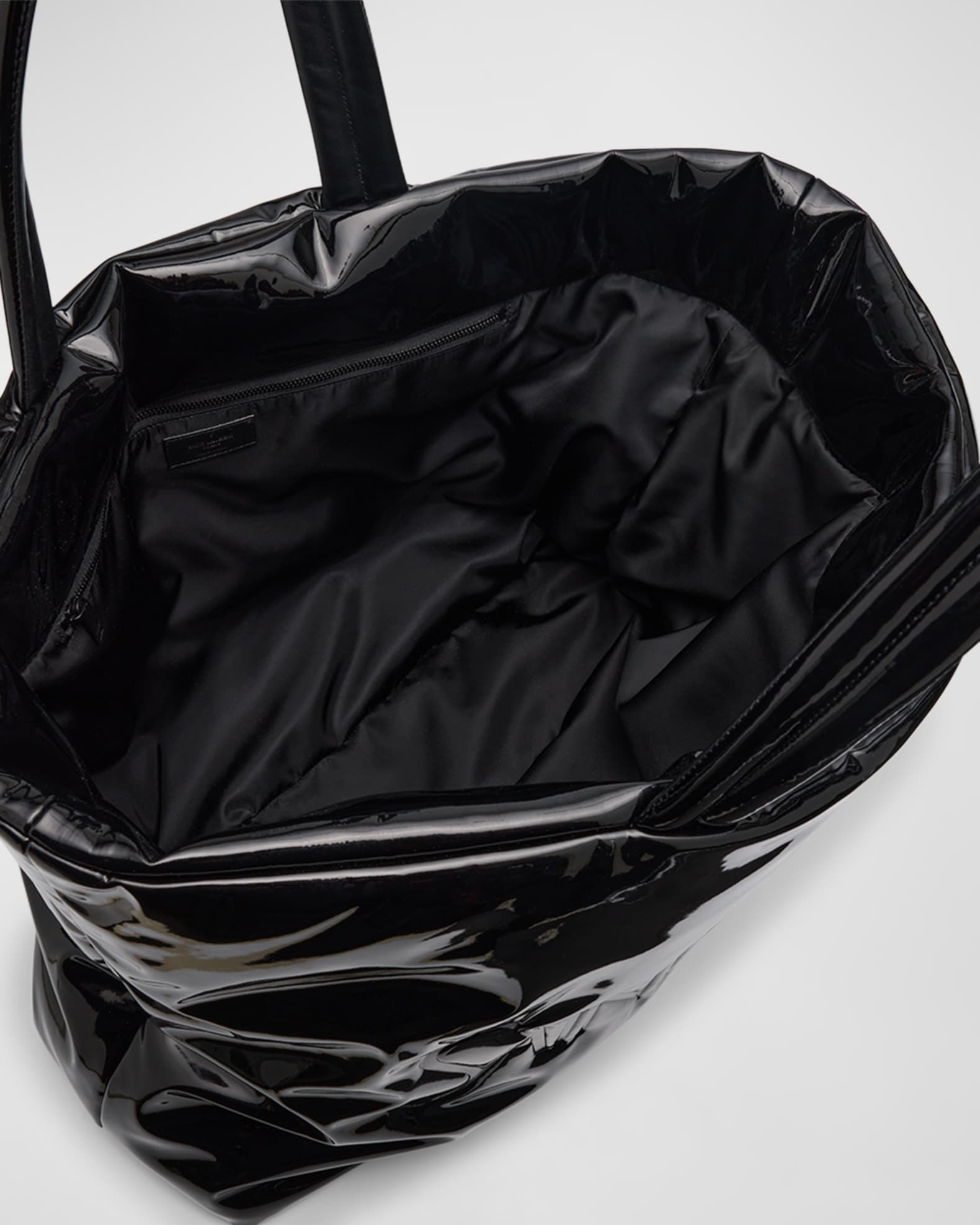 トートバッグ SAINT LAURENT PANTET MAXI TOTE BAG Saint Laurent Men's Patent Leather Maxi Tote Bag | Neiman Marcus