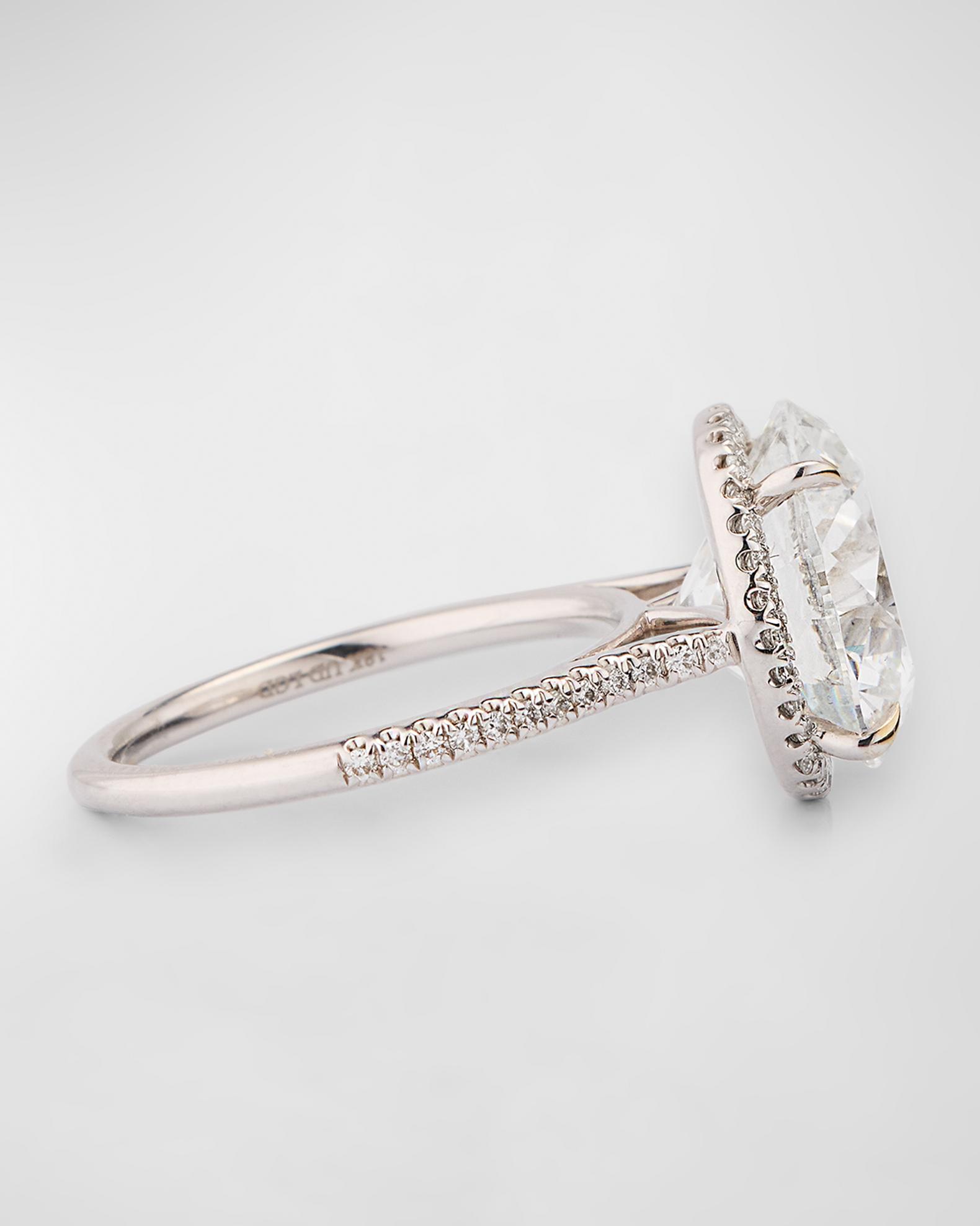Neiman Marcus Lab Grown Diamonds Lab Grown Diamond 18K White Gold Round ...
