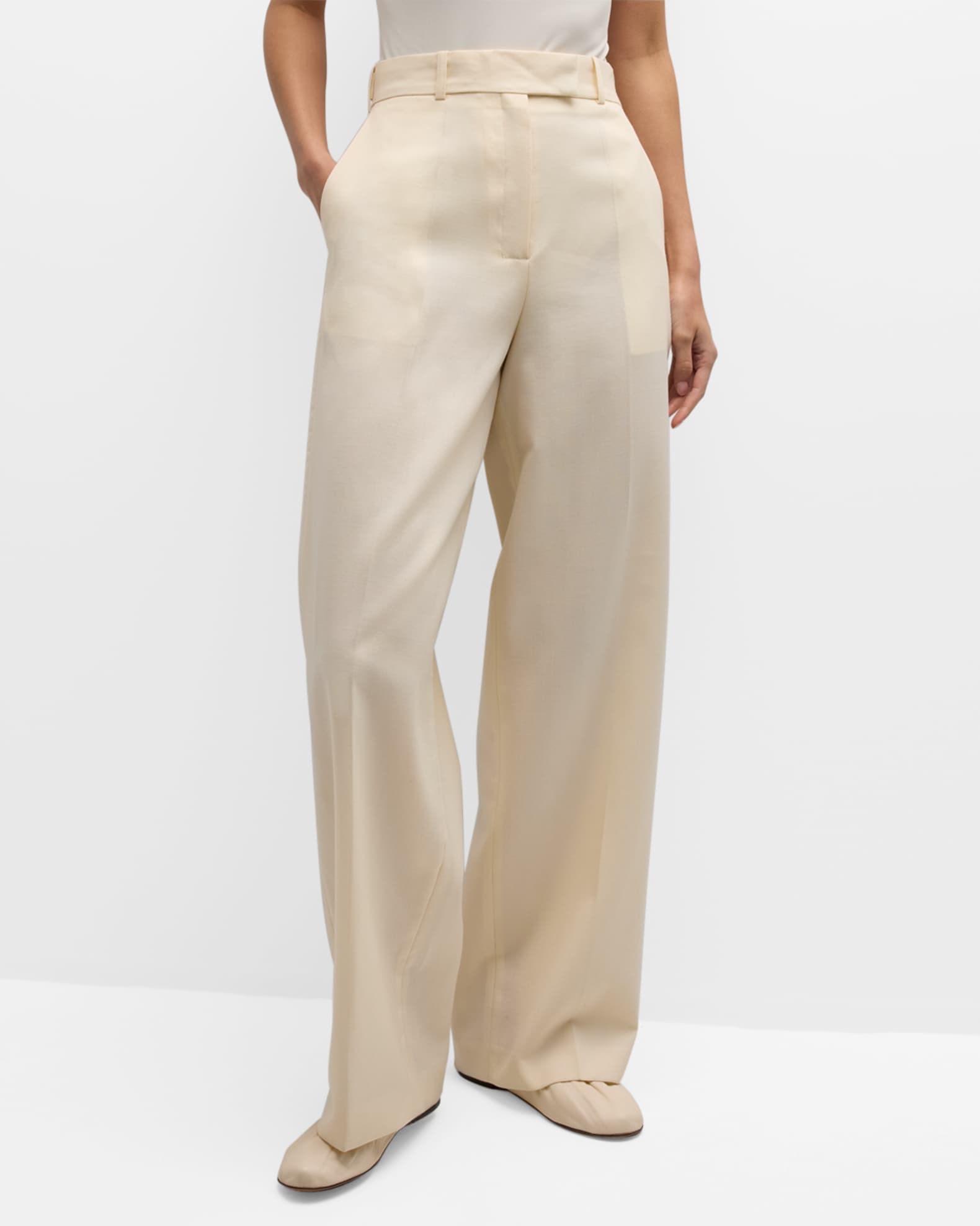 Rohe Women's Silk Trousers Black