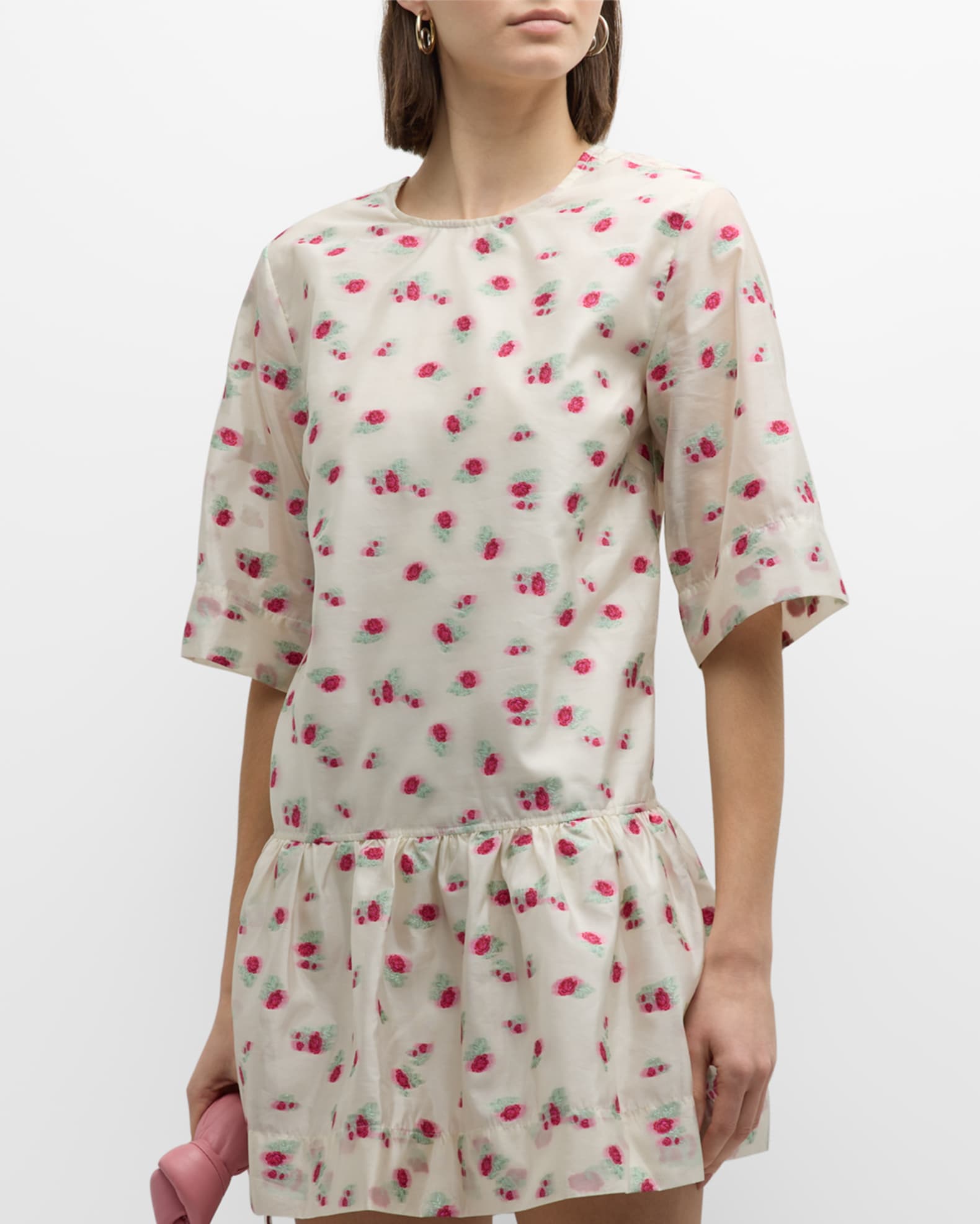 Ganni organza dress online