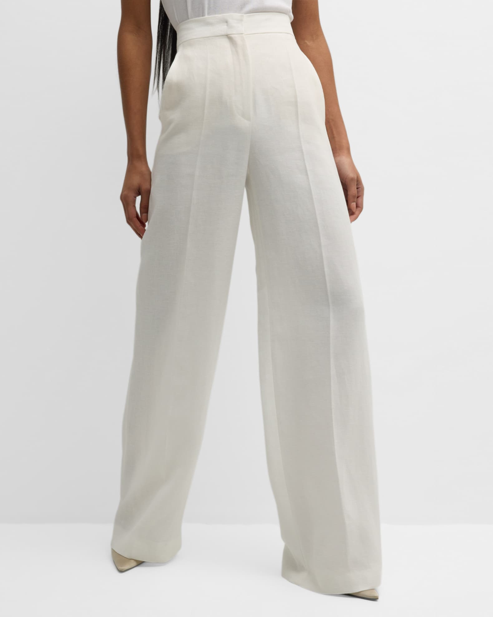 Max Mara Black Linen Pants main image 1