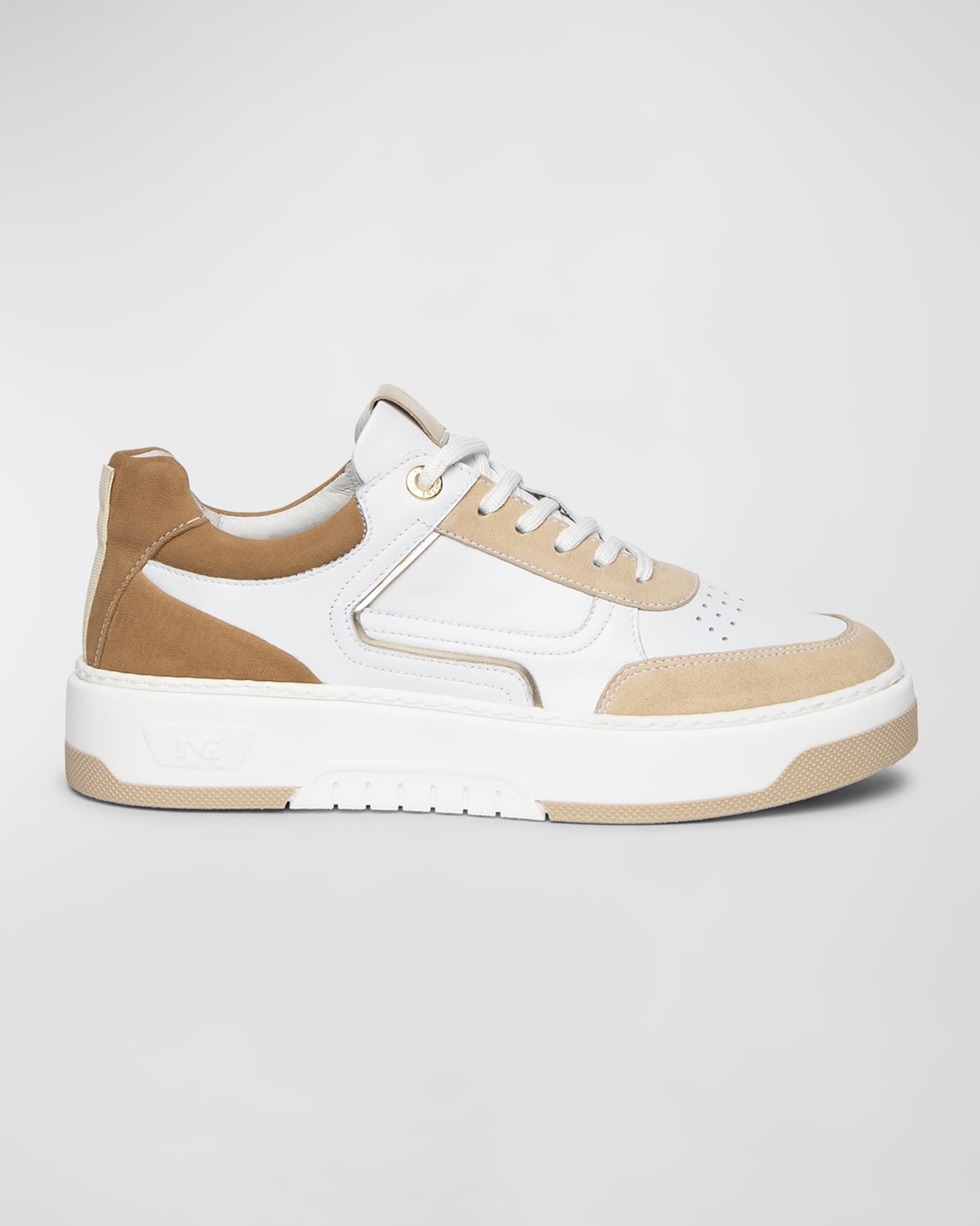 Colorblock Clean Retro Low-Top Sneakers  0