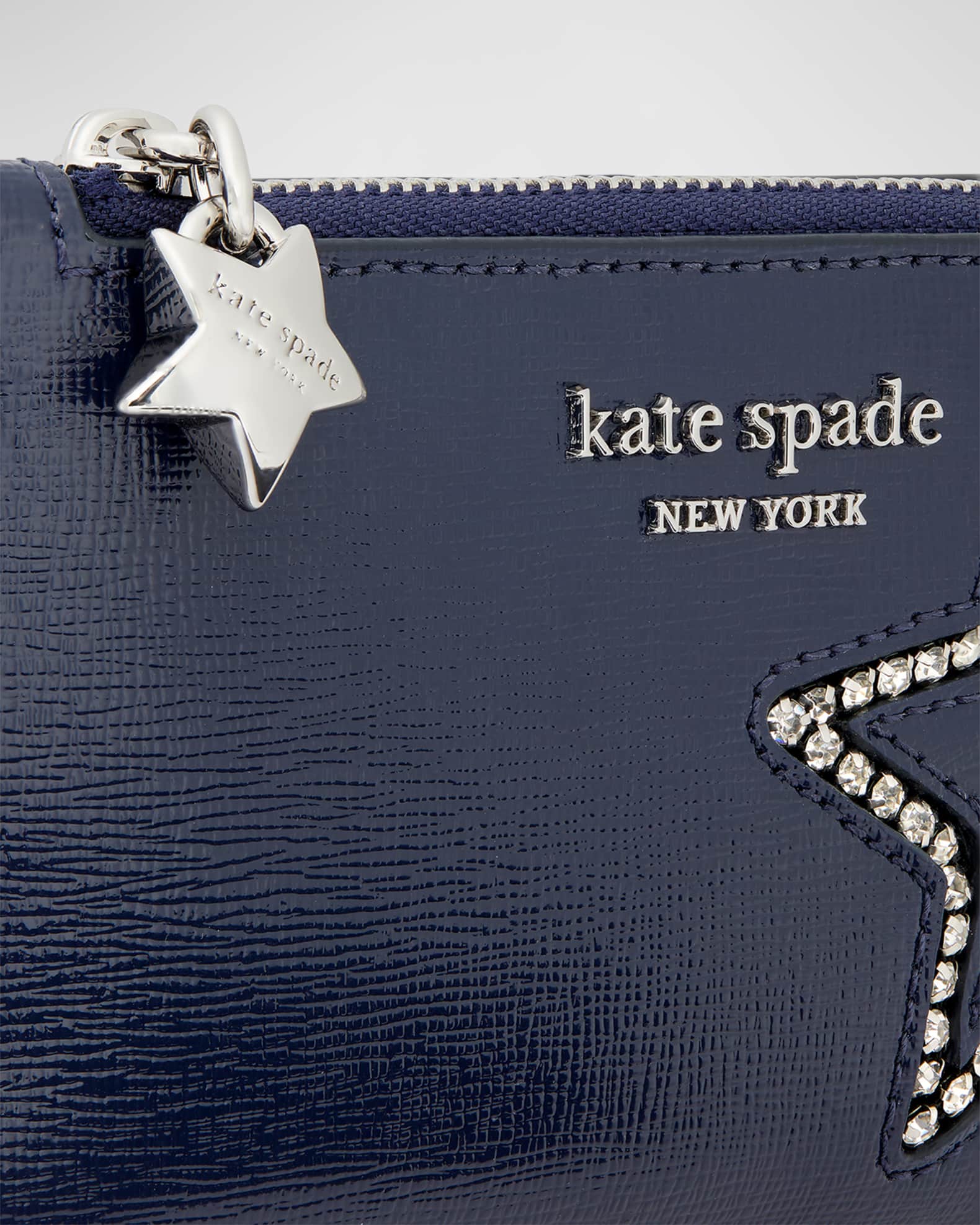kate spade new york small starlight patent bifold wallet Neiman Marcus