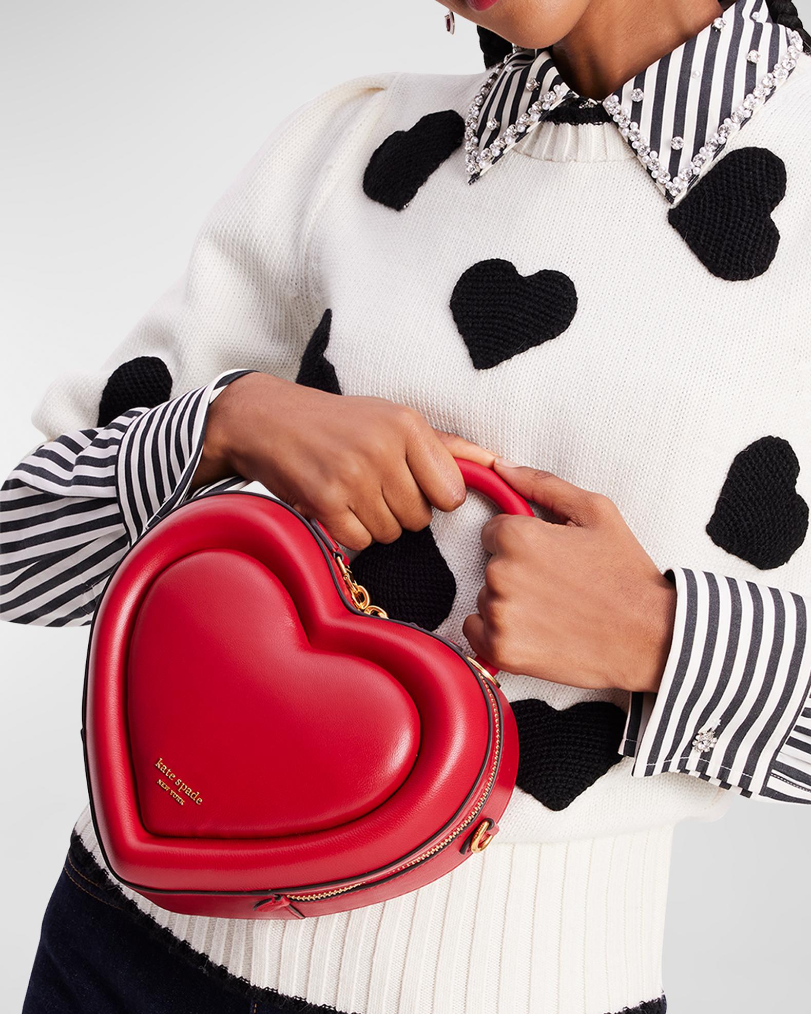 kate spade new york heart leather crossbody bag | Neiman Marcus