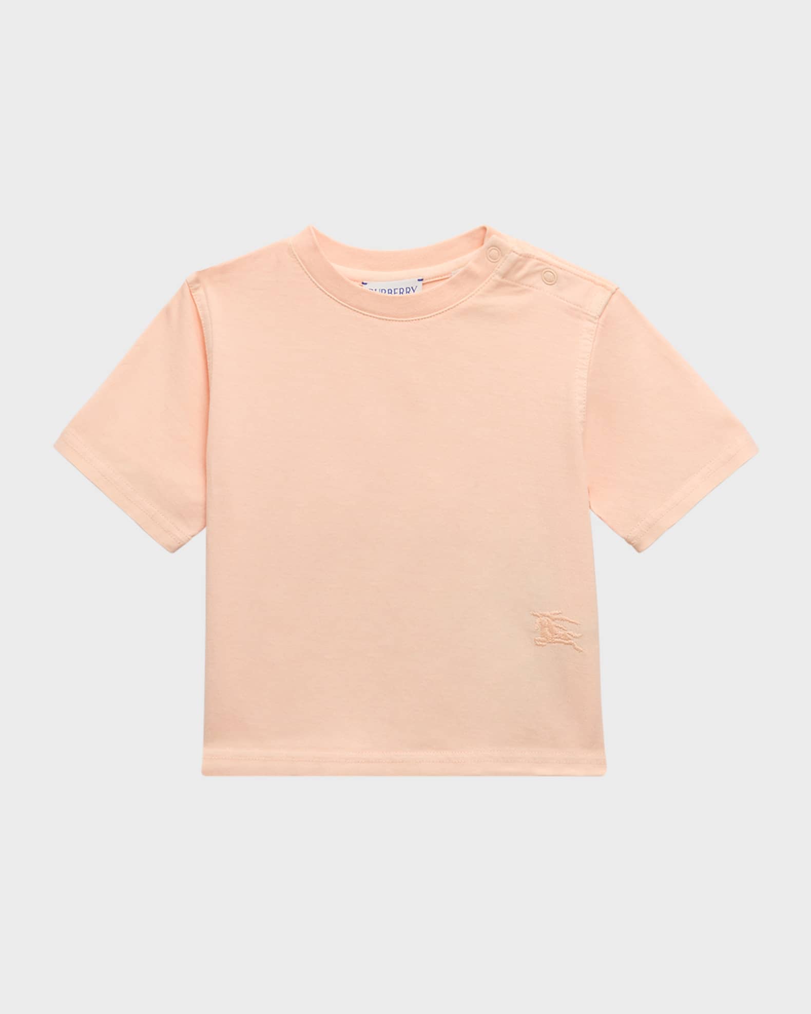 Burberry Girl's Cedar Embroidered EKD Short-Sleeve T-Shirt
