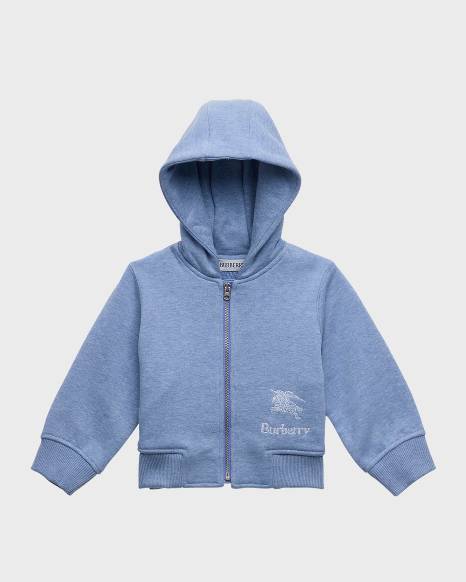 Burberry hoodie blue hotsell