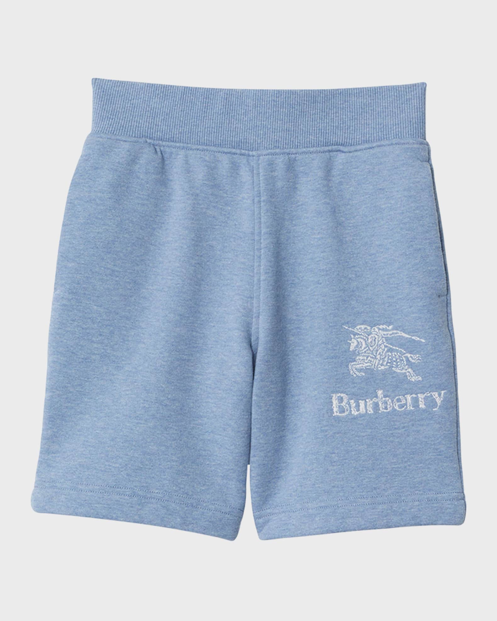 Burberry Boy s Norris EKD Loop Back Cotton Jogger Shorts Size 3 14 Neiman Marcus