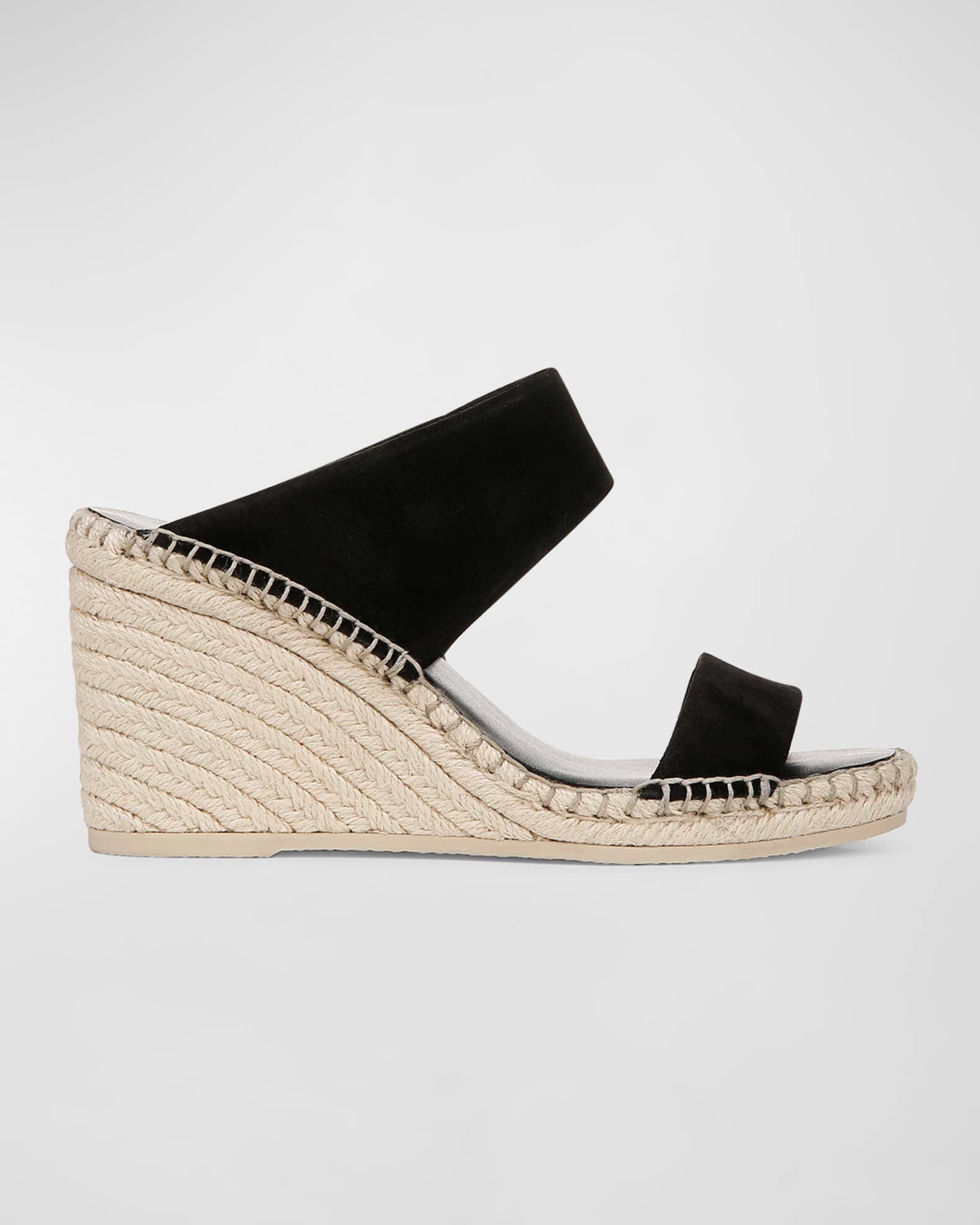 Vince Greta Suede Wedge Espadrille Sandals