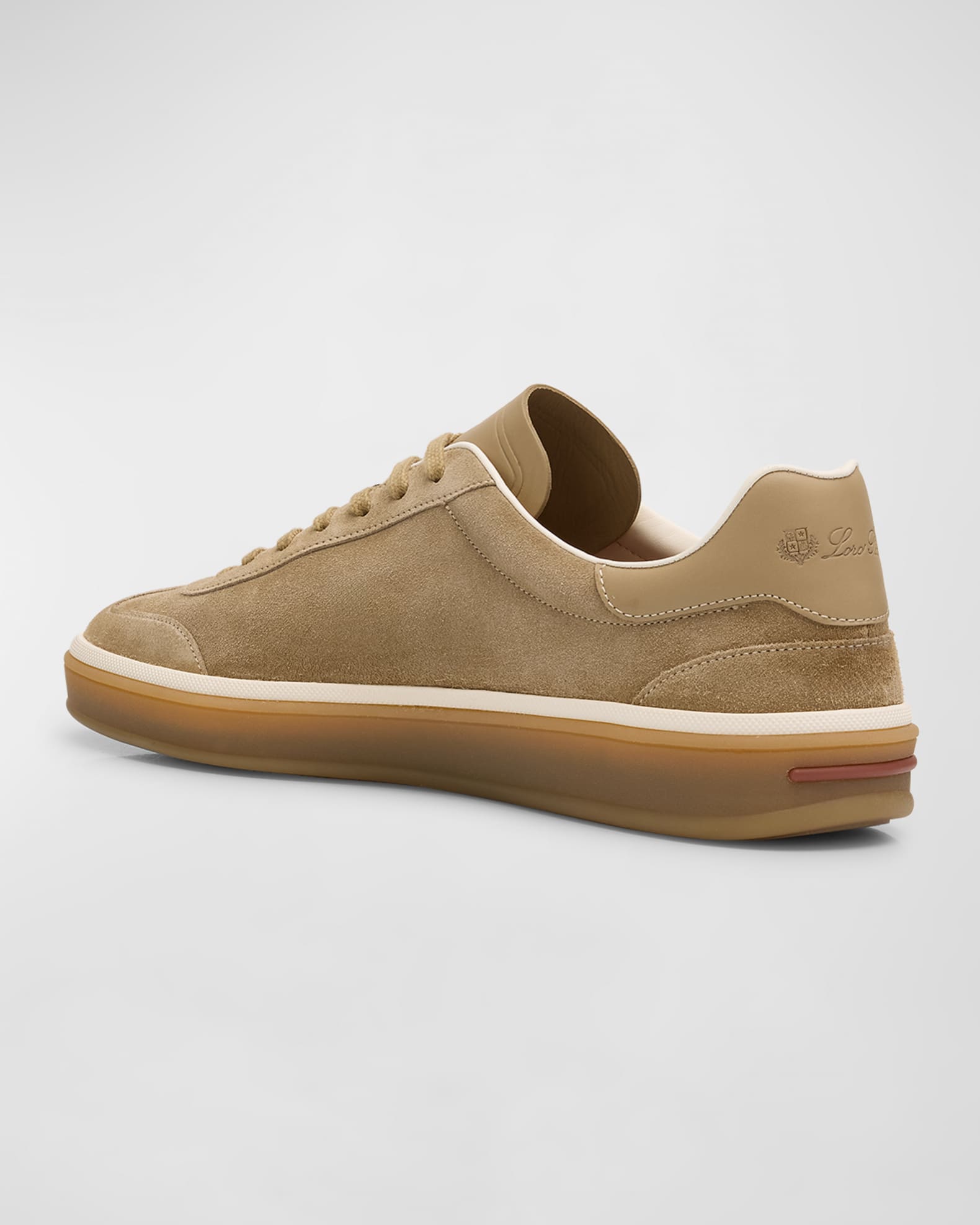 Loro Piana Men's Tennis Walk Suede Low-Top Sneakers | Neiman