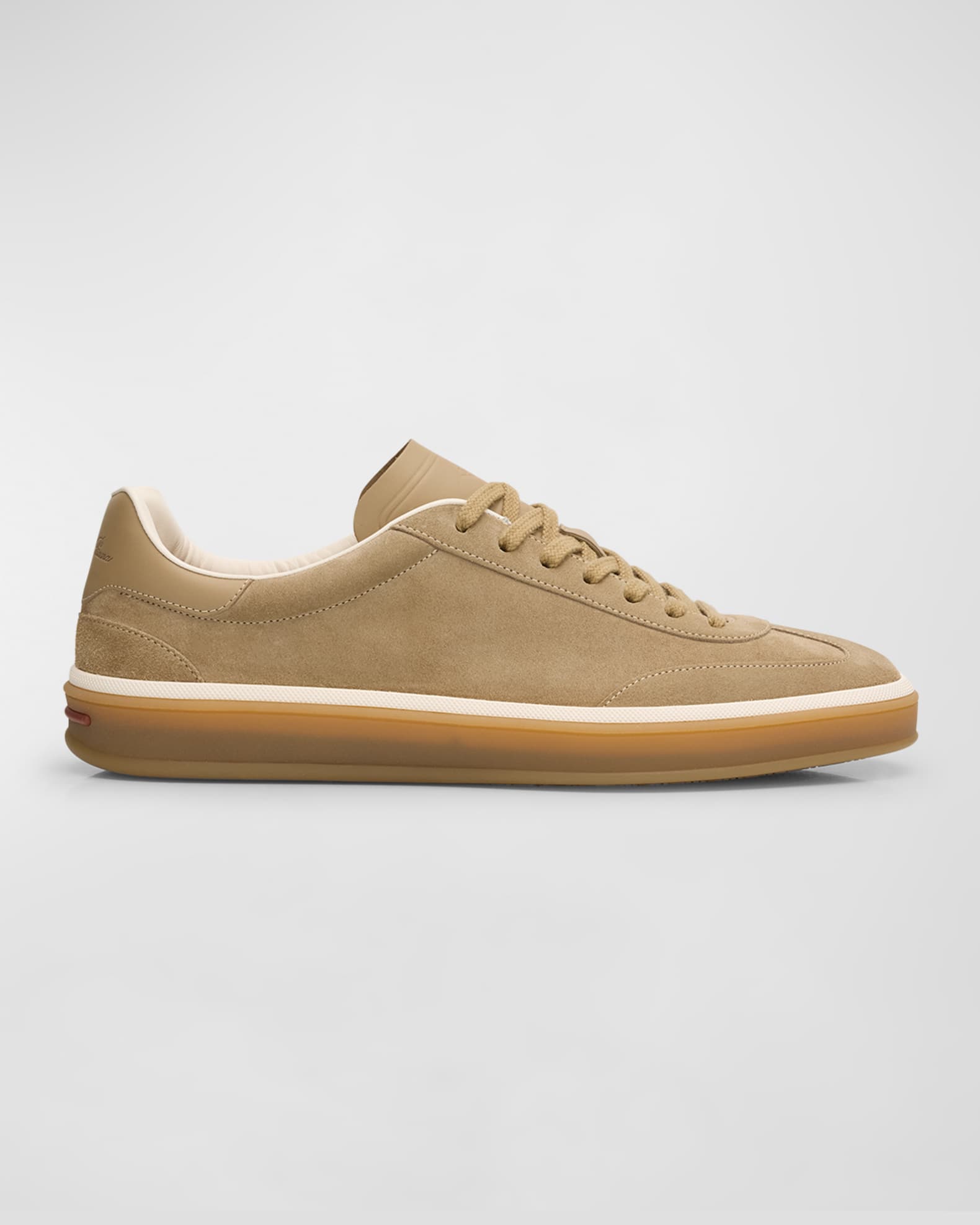 Men's Tennis Walk Suede Low-Top Sneakers 0