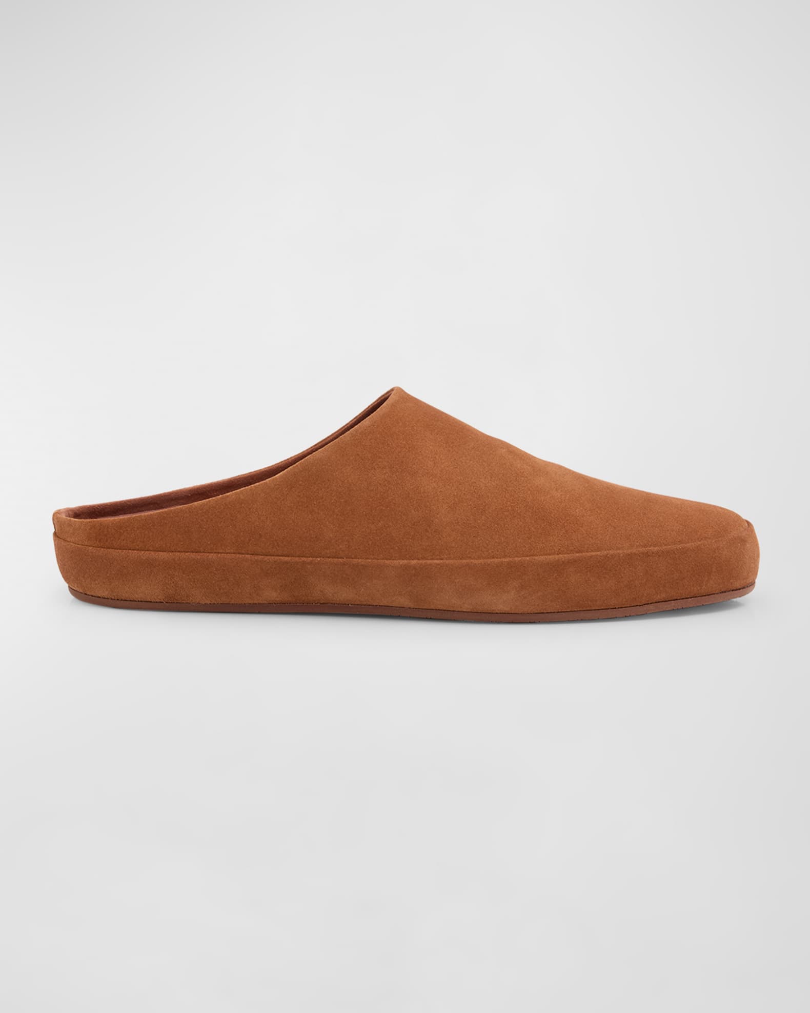 Loro Piana Men's Tomori Sabot Suede Mules