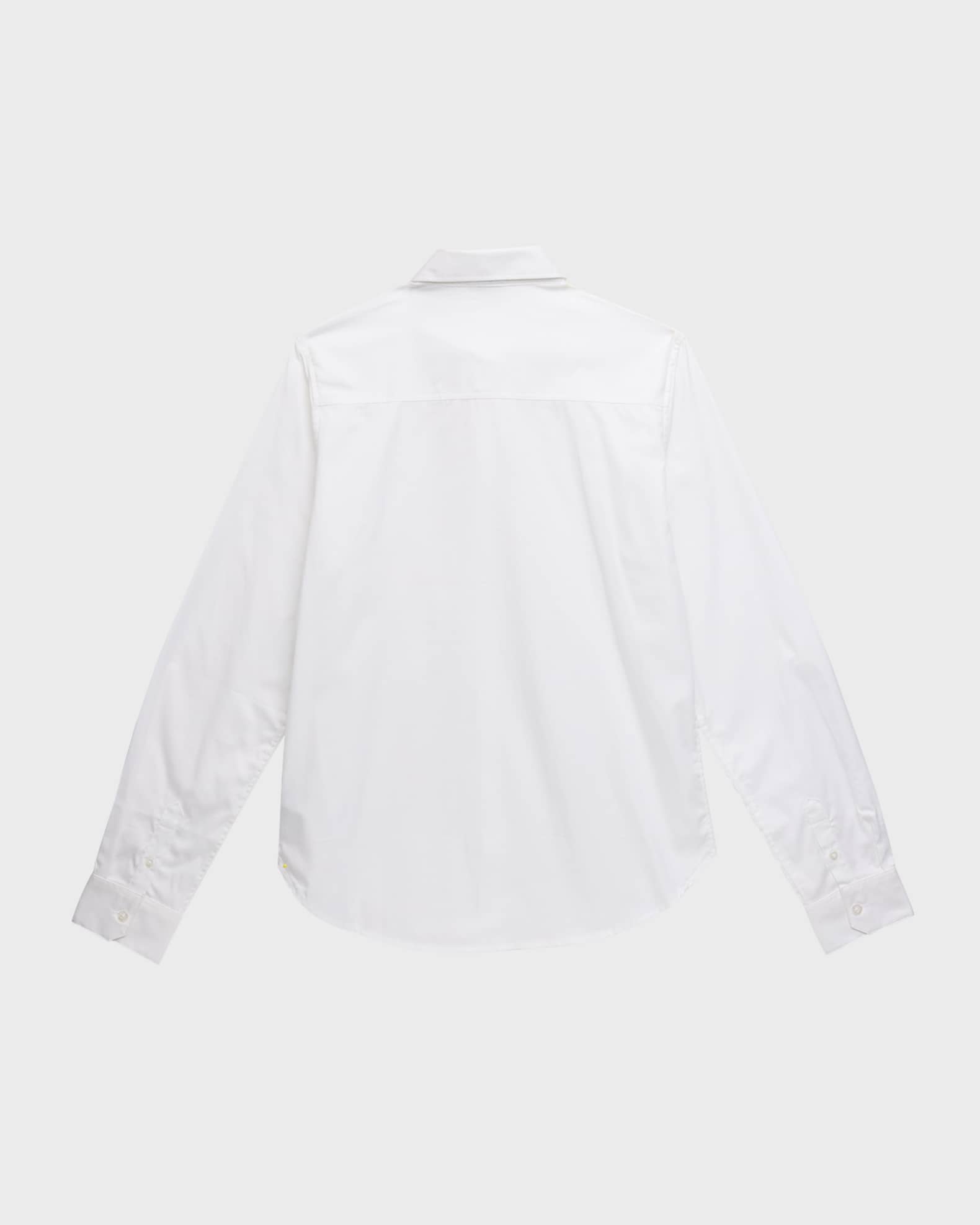 Boy's Long-Sleeve Cotton Oxford Shirt, Size 4-16 1