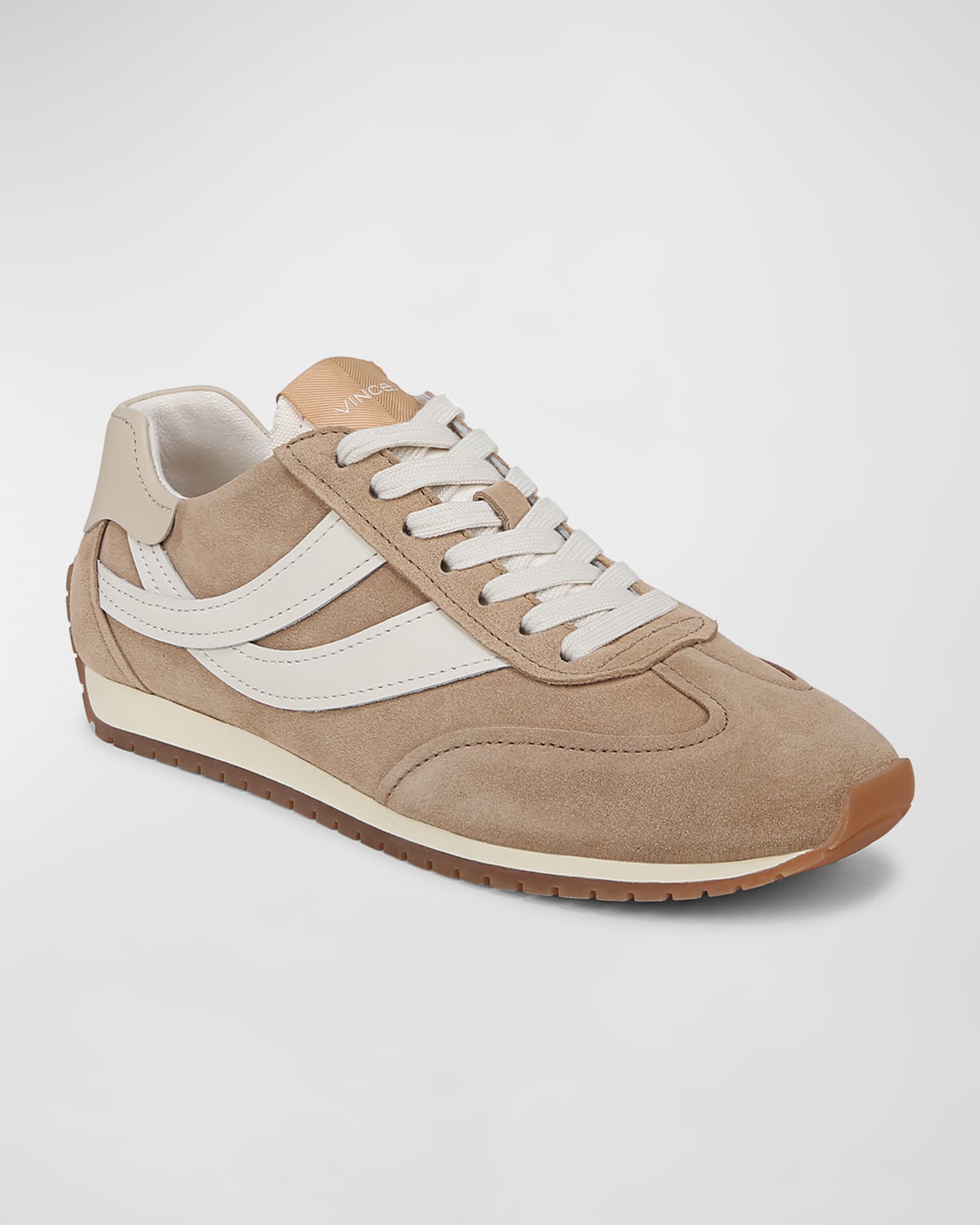 Oasis Mixed Leather Retro Sneakers 1