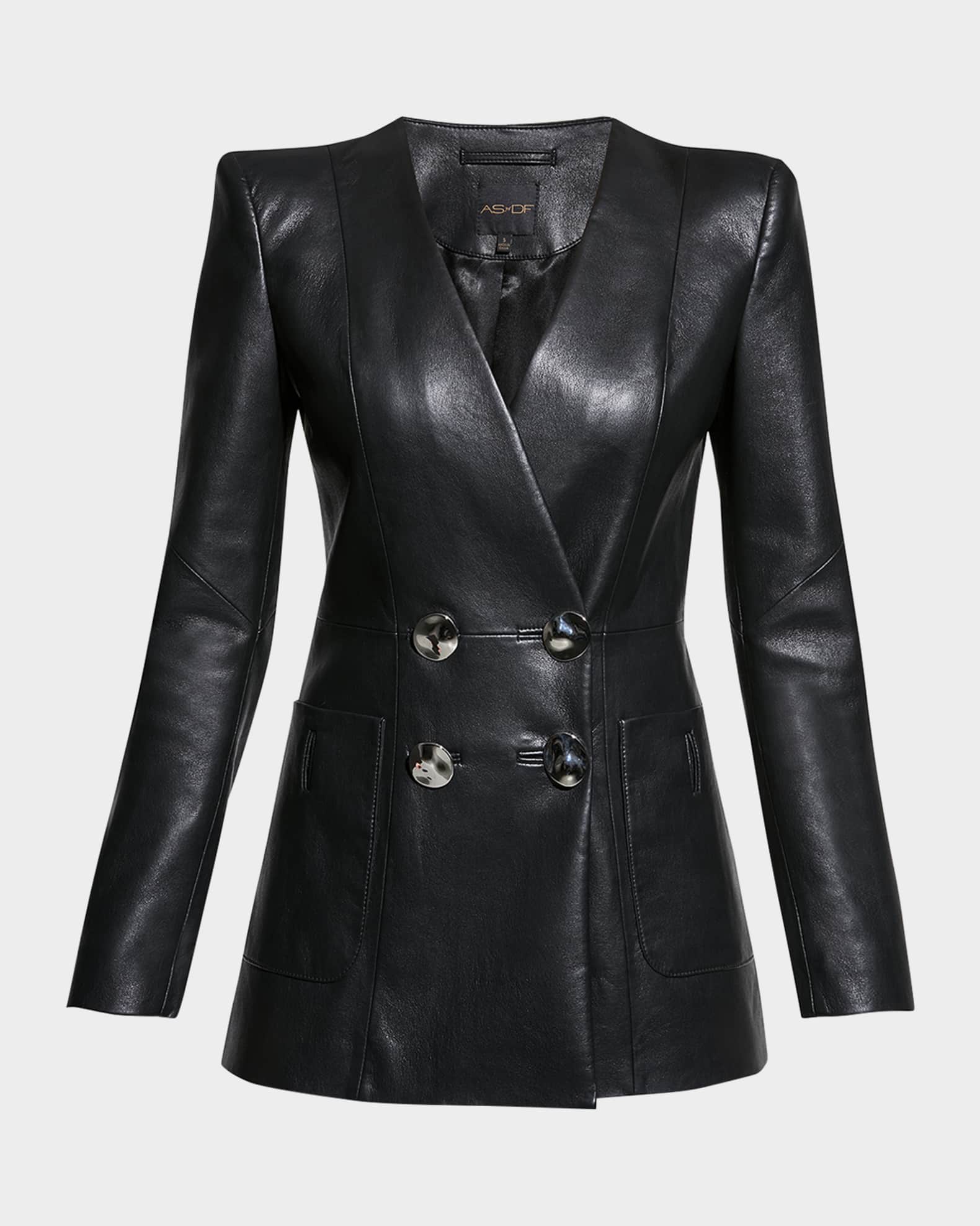 Claude Recycled Leather Jacket 0