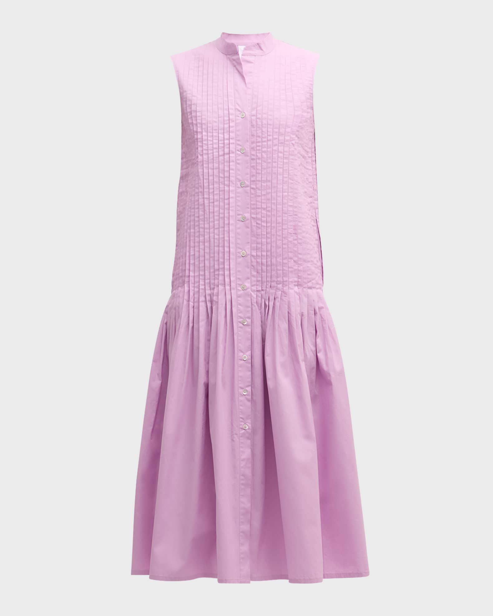 Molo broderie-anglaise organic-cotton dress - Purple