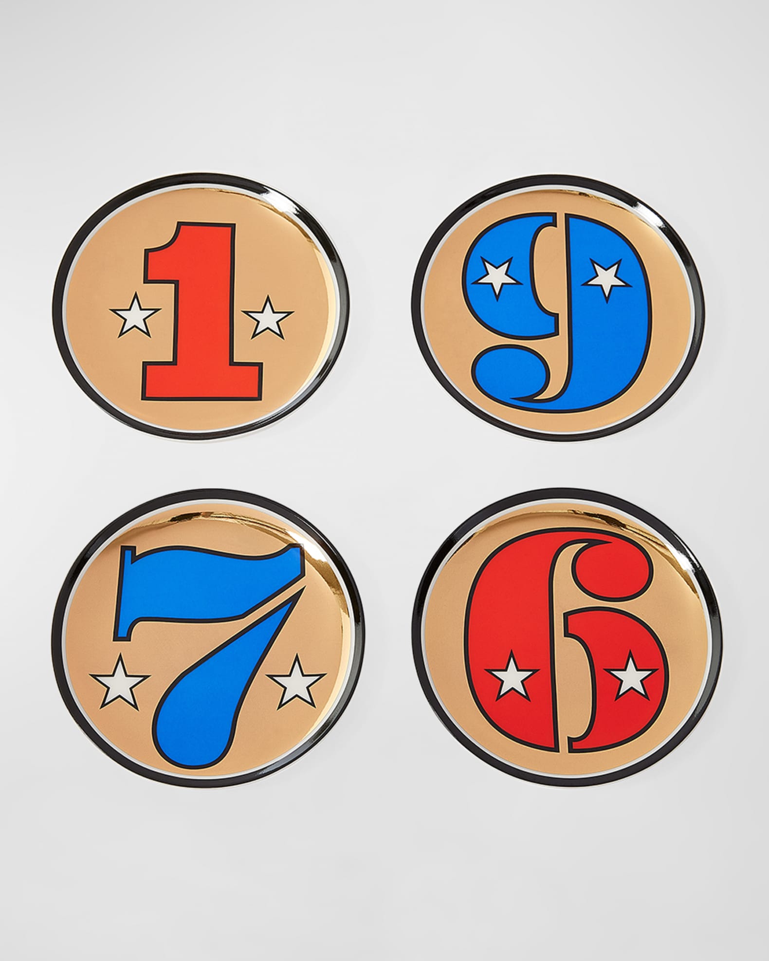 1976 Bicentennial Coasters, Set of 4  1