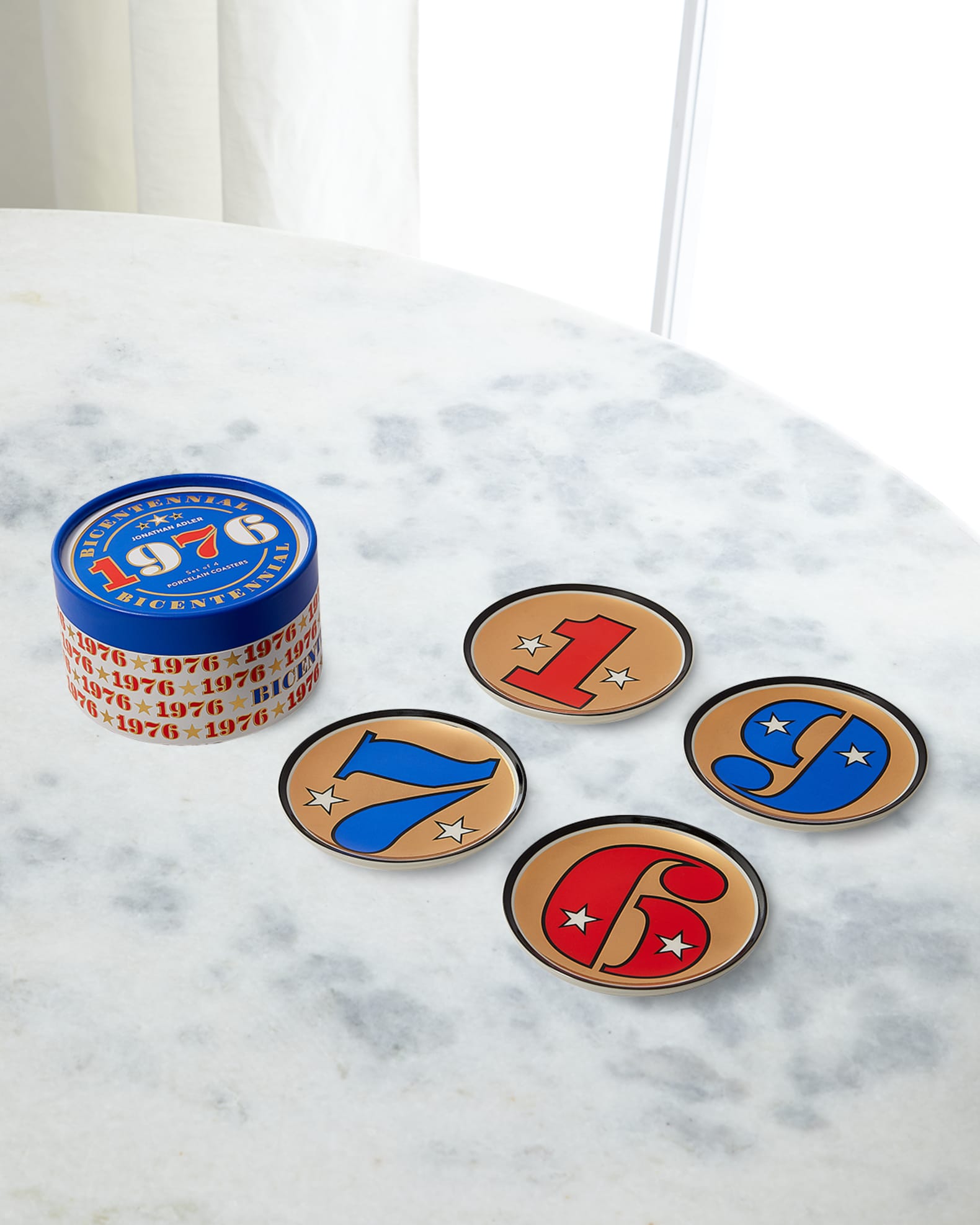 1976 Bicentennial Coasters, Set of 4  0
