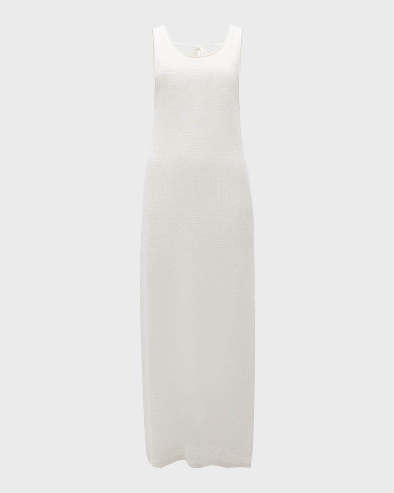 Onia Linen Knit Tank Maxi Dress
