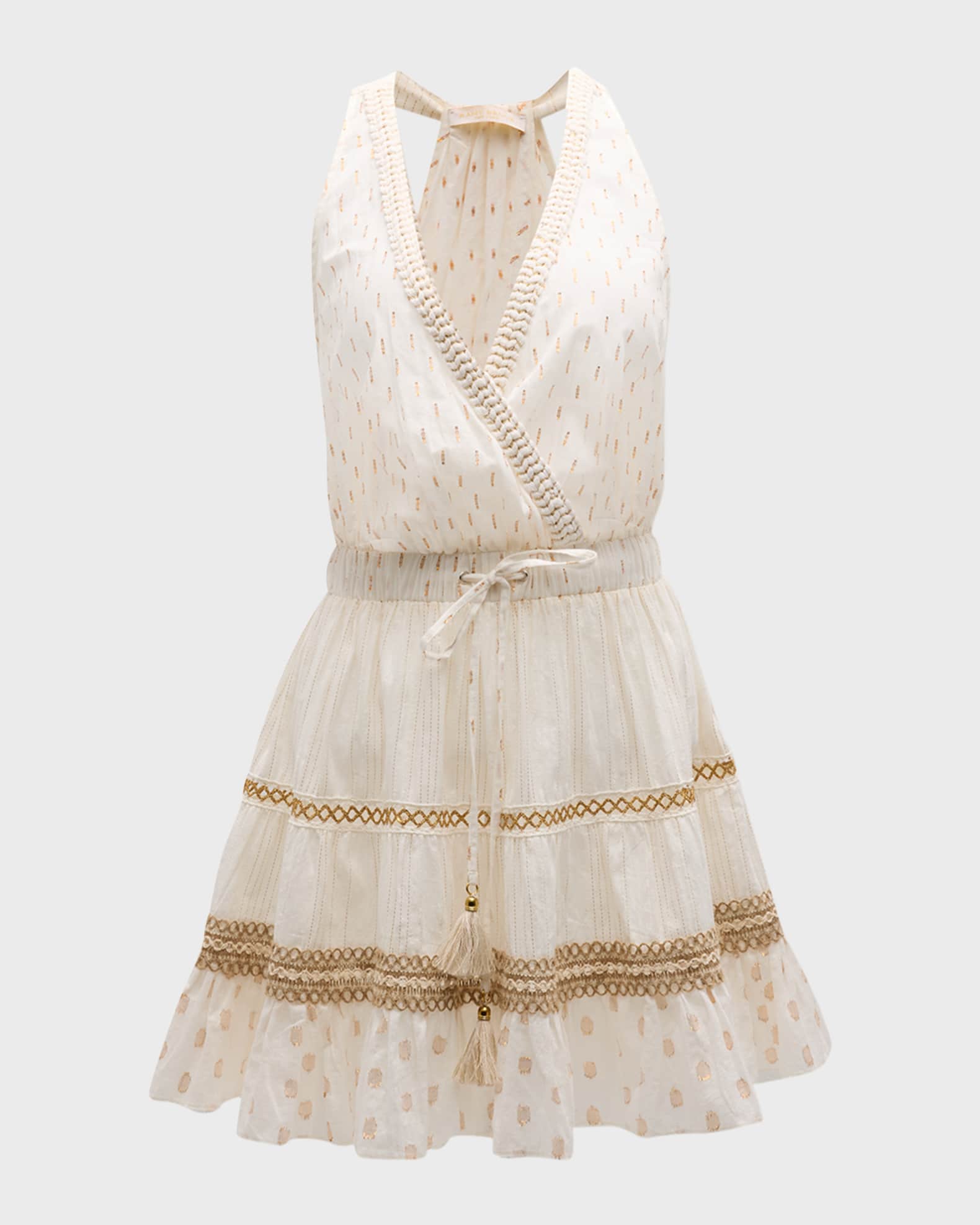 Ramy Brook Freyja Metallic Mini Dress