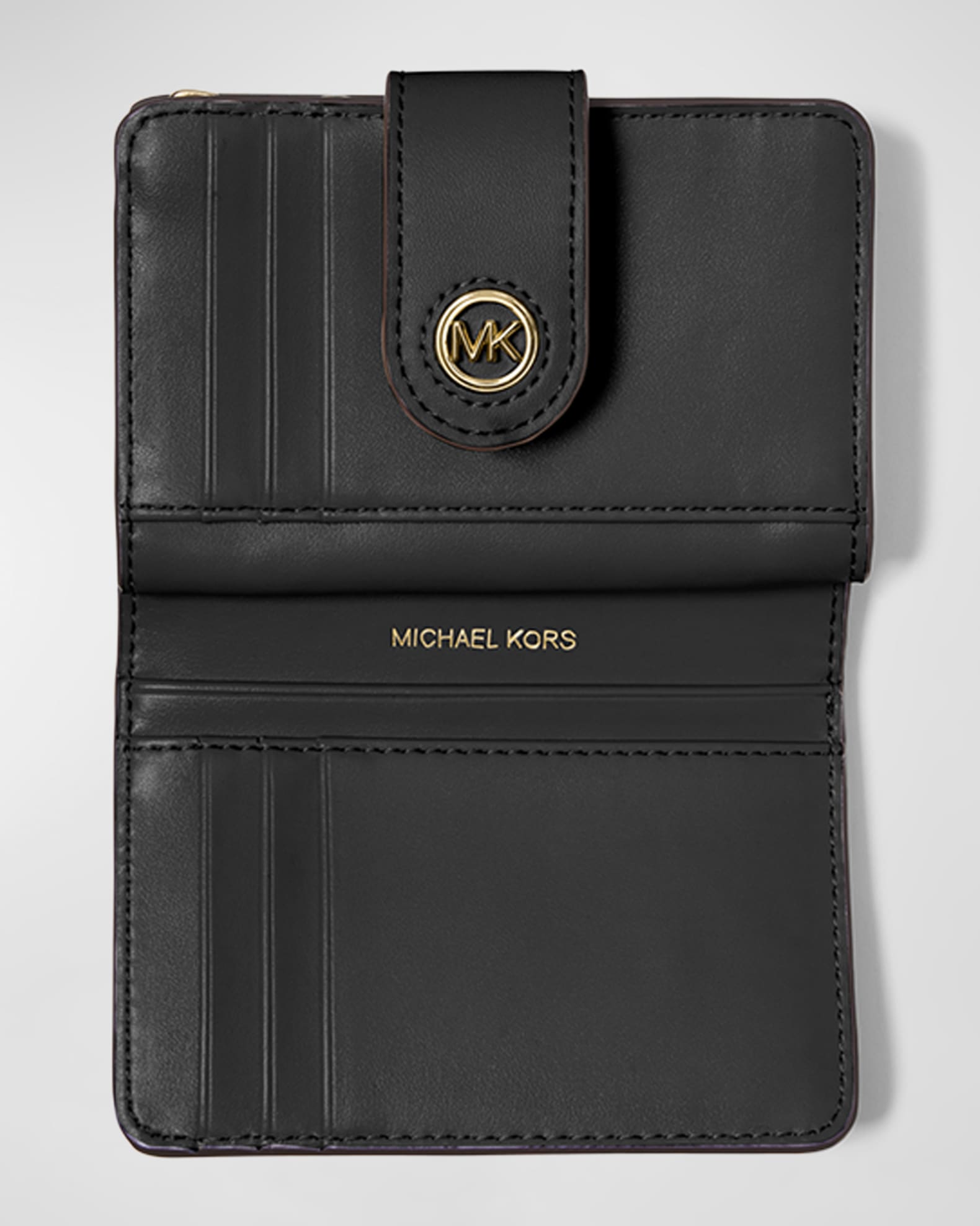 Michael kors compact wallet cheap