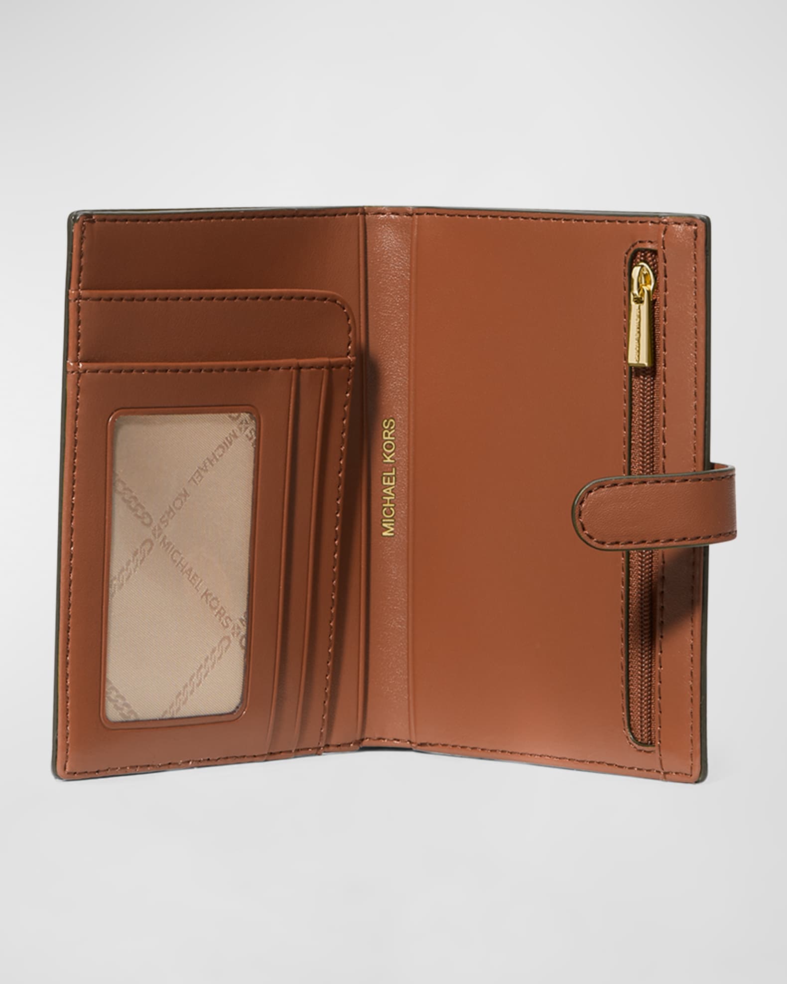 MICHAEL Michael Kors Empire Monogram Passport Wallet Neiman Marcus